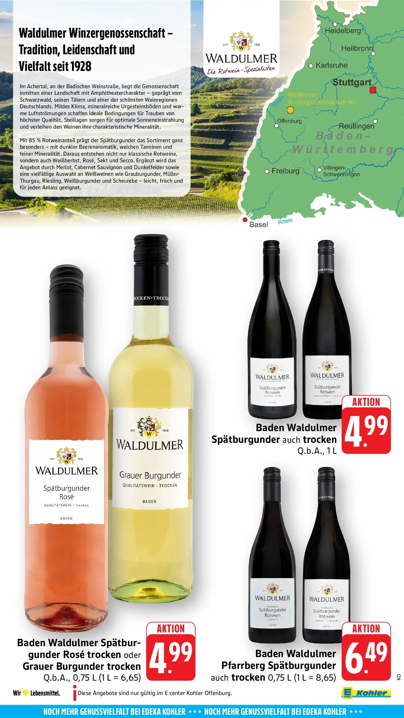 E center Prospekt Offenburg	 (ab 19.04.2026) zum Blättern | Seite: 61 | Produkte: Trauben, Rotwein, Sekt