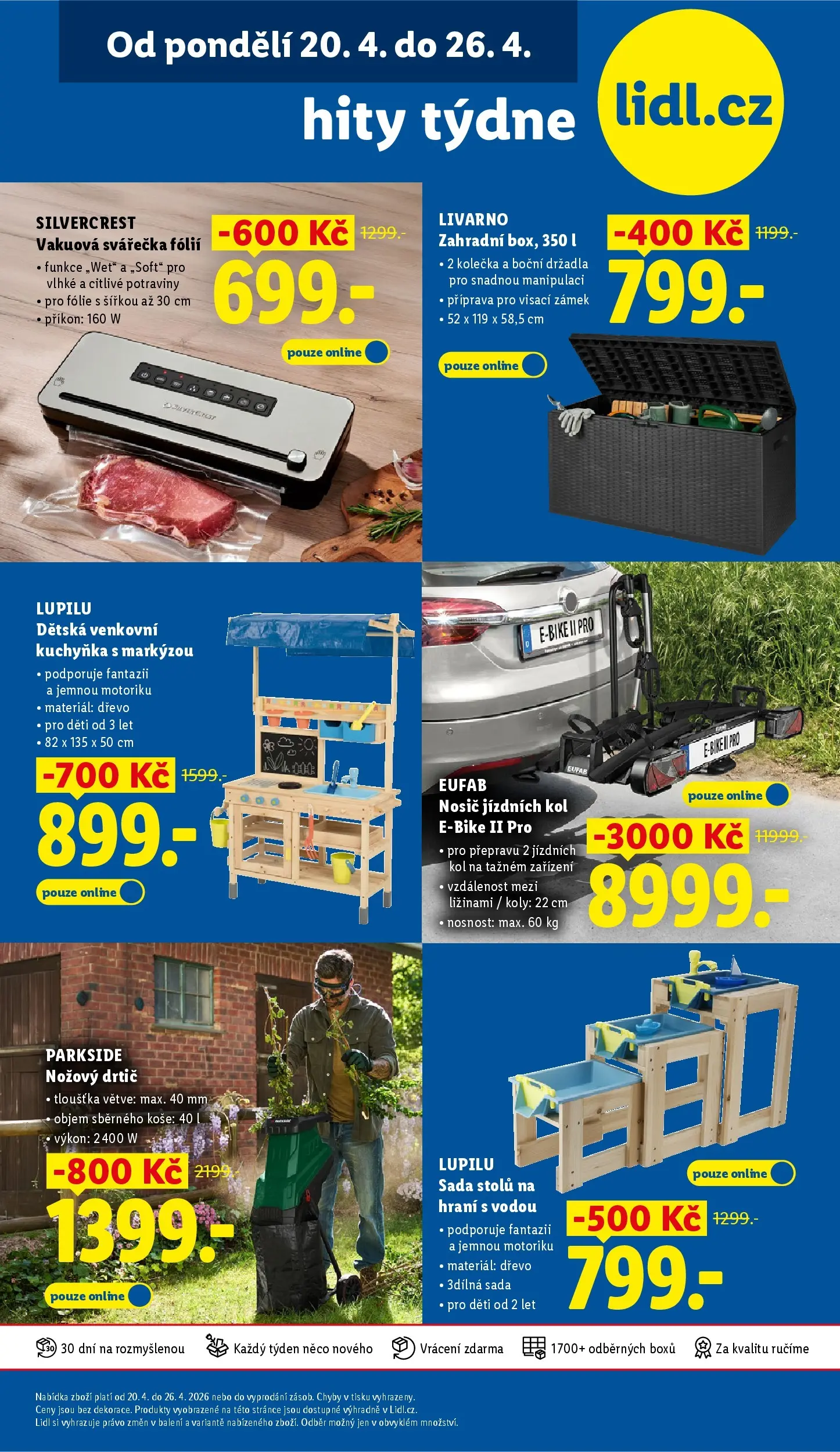 Lidl leták od 19.04.2026 - Nový akční leták | Strana: 39 | Produkty: Kuchyňka, Box, Parkside, Drtič