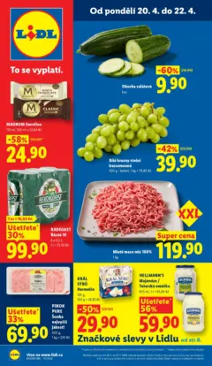 Náhled letáku Lidl - Lidl leták do 22.04.2026 od 19.04.2026
