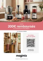 Connexion Jusqu'&agrave; 200&euro; rembours&eacute;s pour l'achat d'un robot MAGIMIX - au 31.05.2026