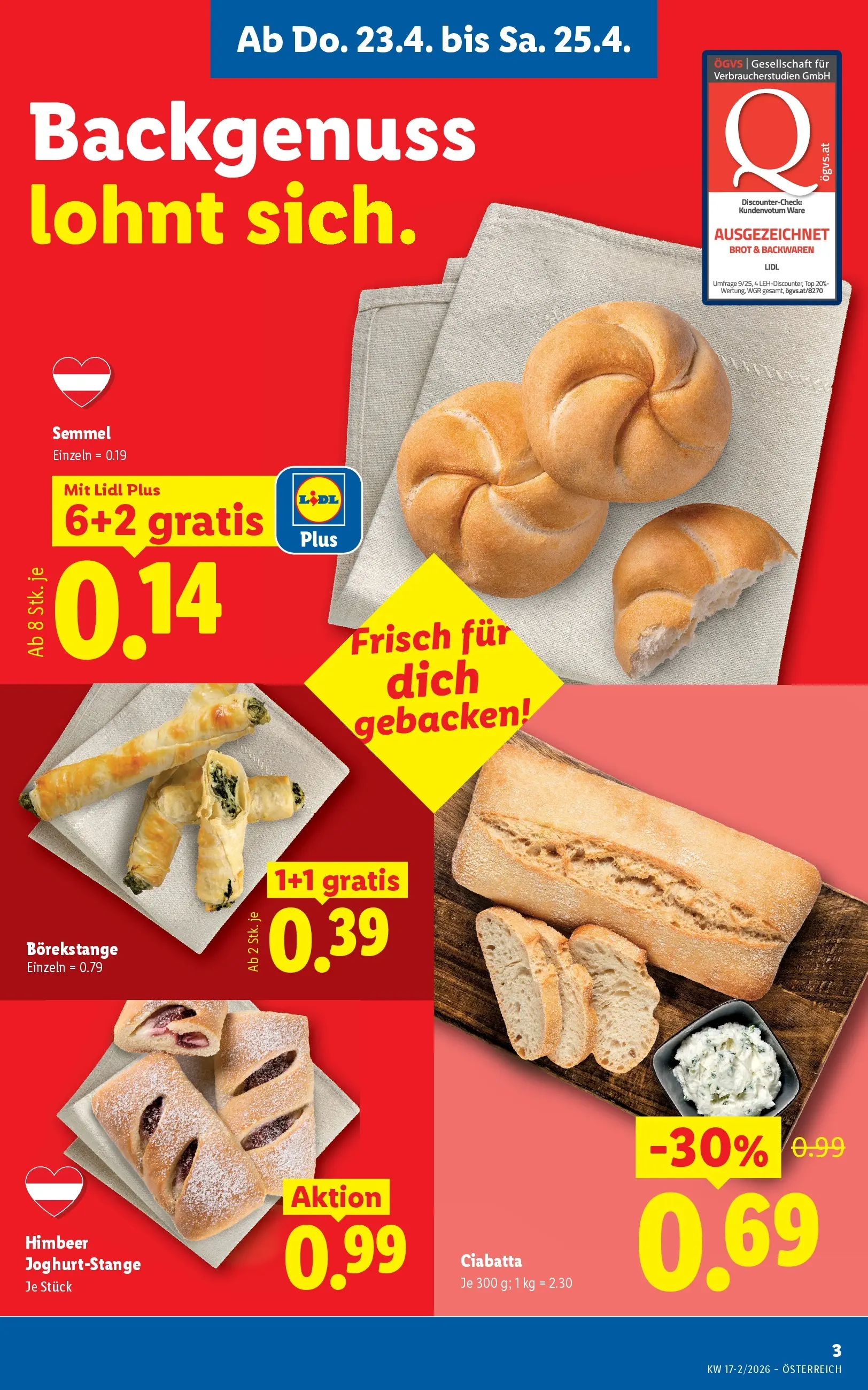 Lidl - Lidl ab 22.04.2026 - Angebote ab donnerstag | Seite: 5 | Produkte: Brot