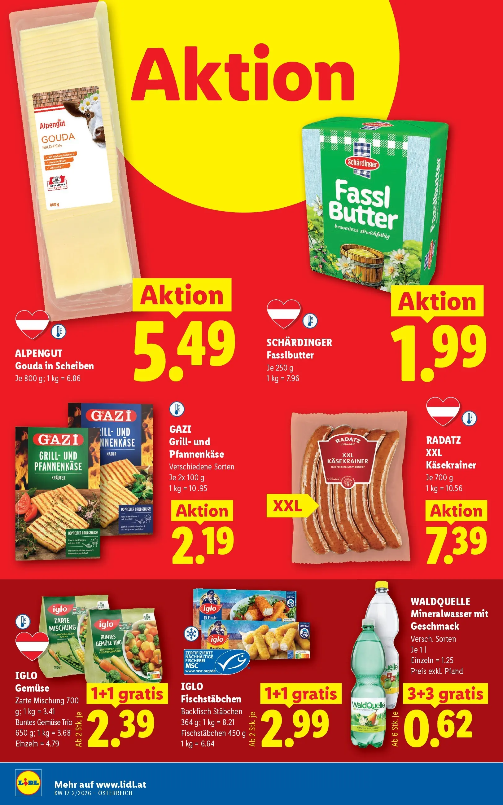 Lidl - Lidl ab 22.04.2026 - Angebote ab donnerstag | Seite: 8 | Produkte: Gemüse, Grill, Butter, Fisch