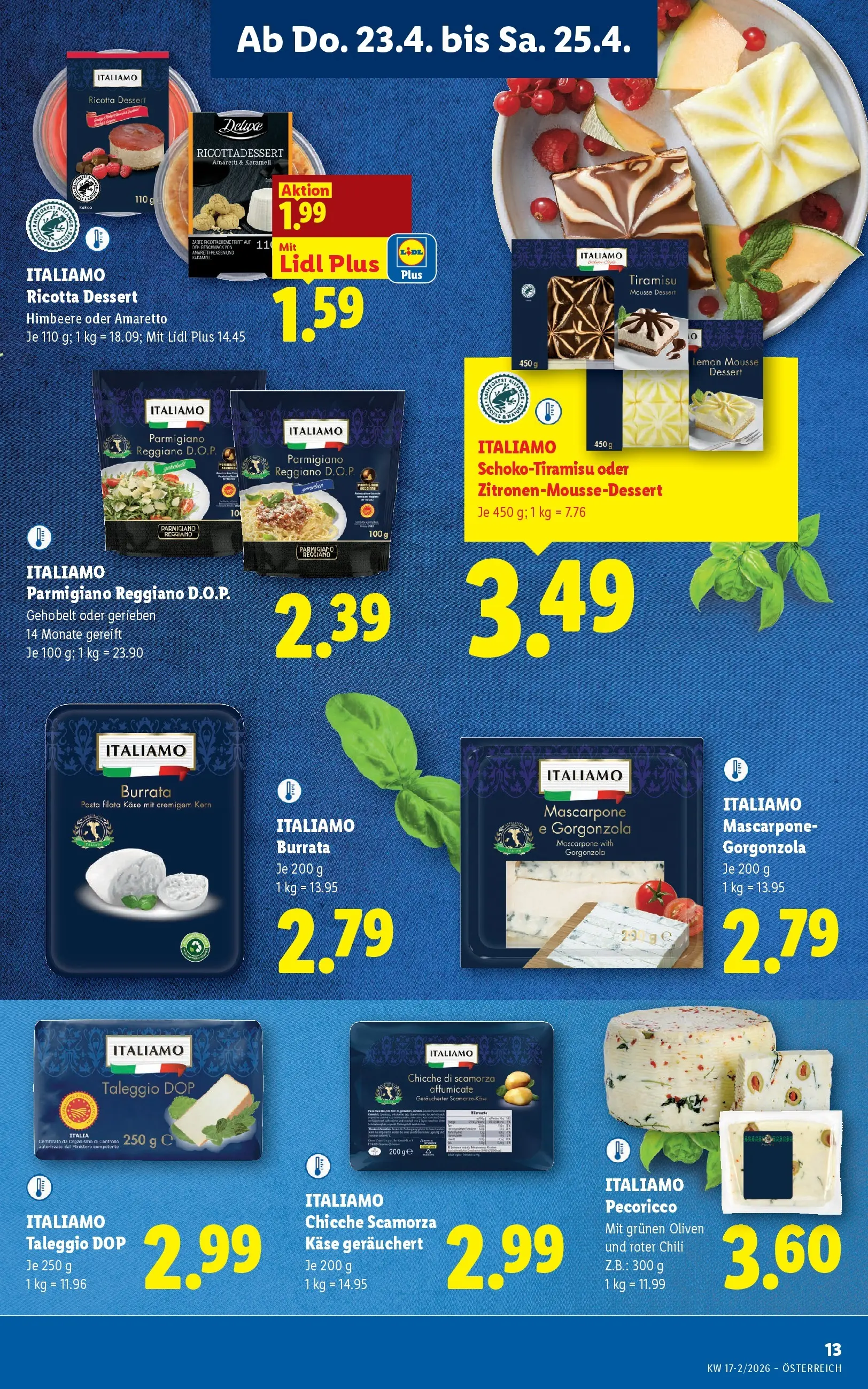 Lidl - Lidl ab 22.04.2026 - Angebote ab donnerstag | Seite: 15 | Produkte: Chili, Himbeere, Szeder, Käse