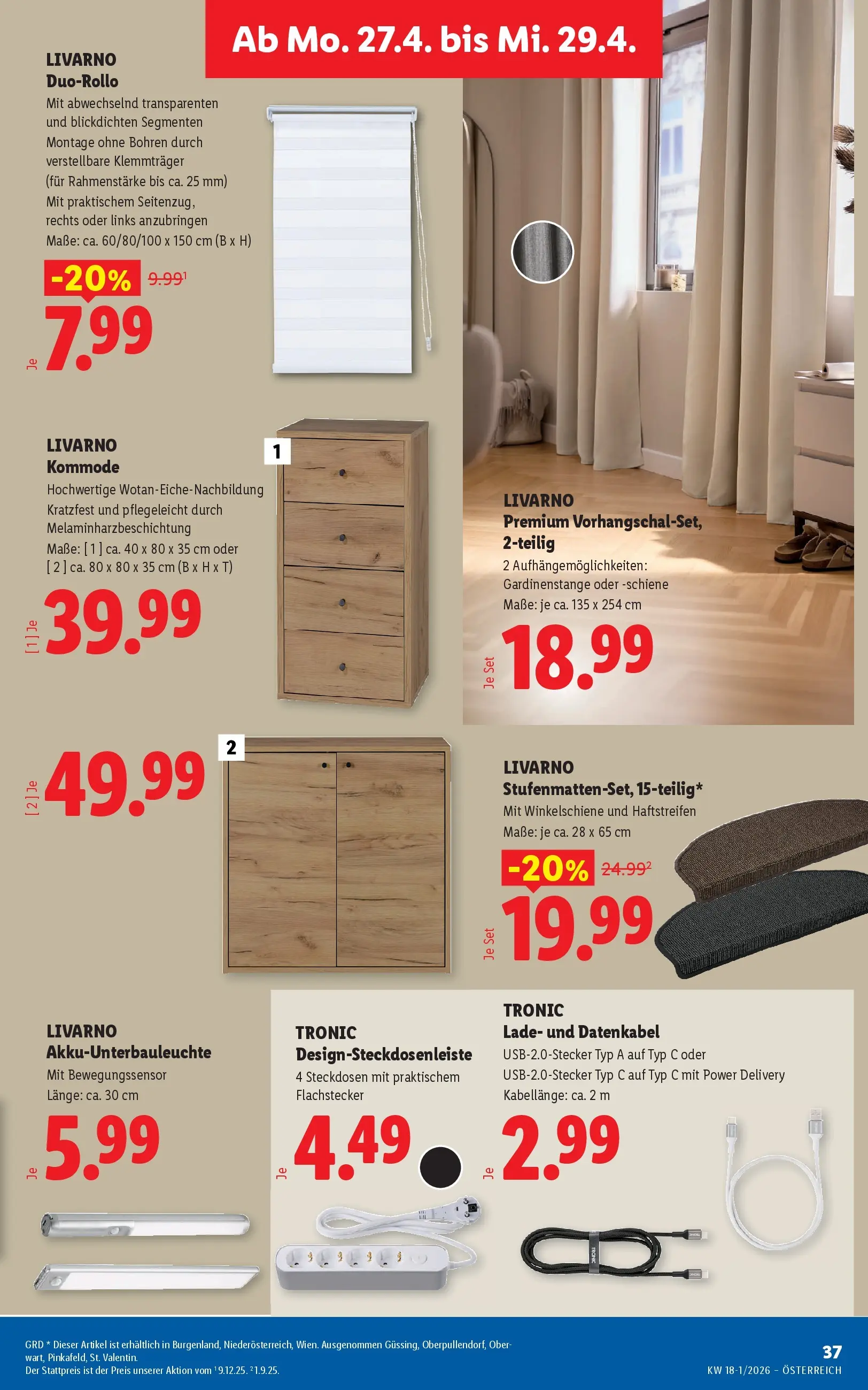 Lidl - Lidl ab 22.04.2026 - Angebote ab donnerstag | Seite: 42 | Produkte: Kommode