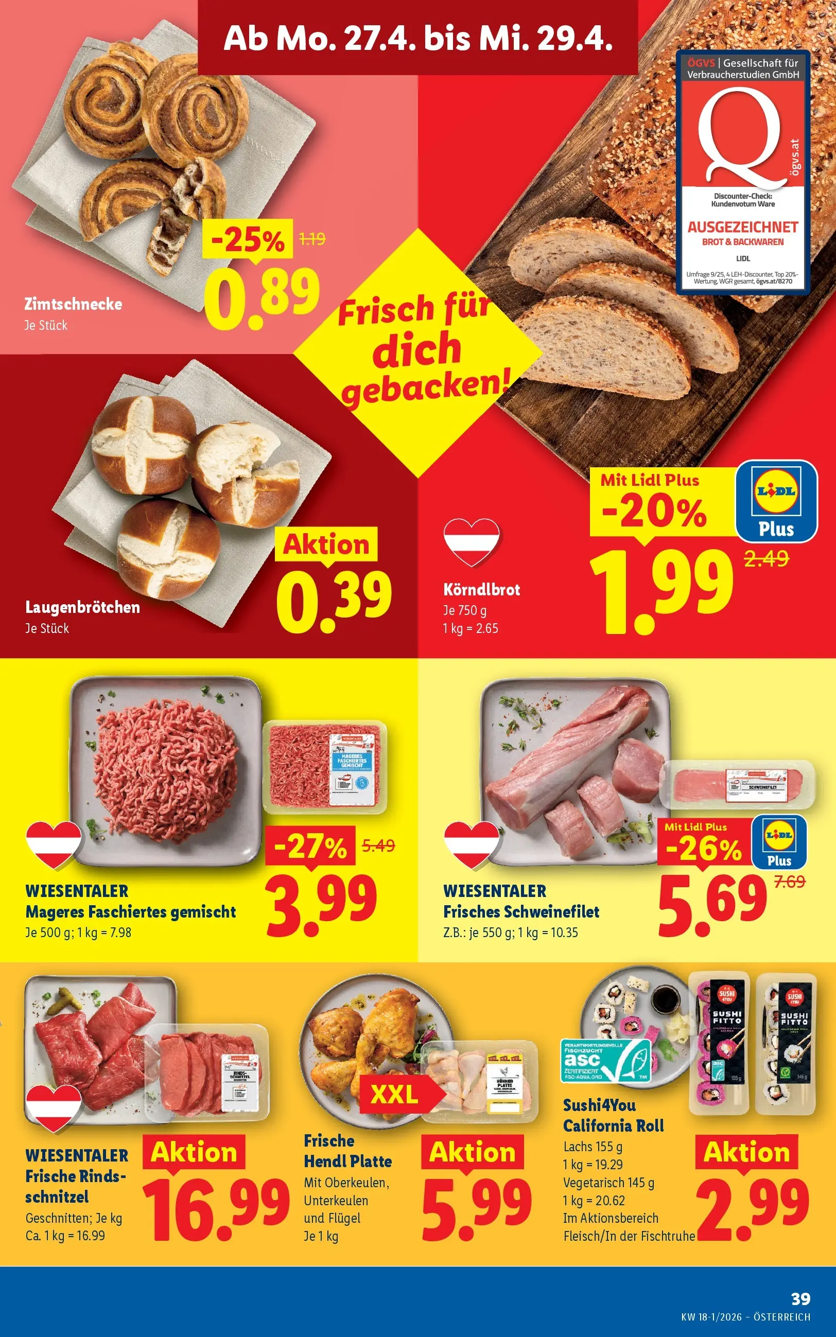 Lidl - Lidl ab 22.04.2026 - Angebote ab donnerstag | Seite: 44 | Produkte: Brot