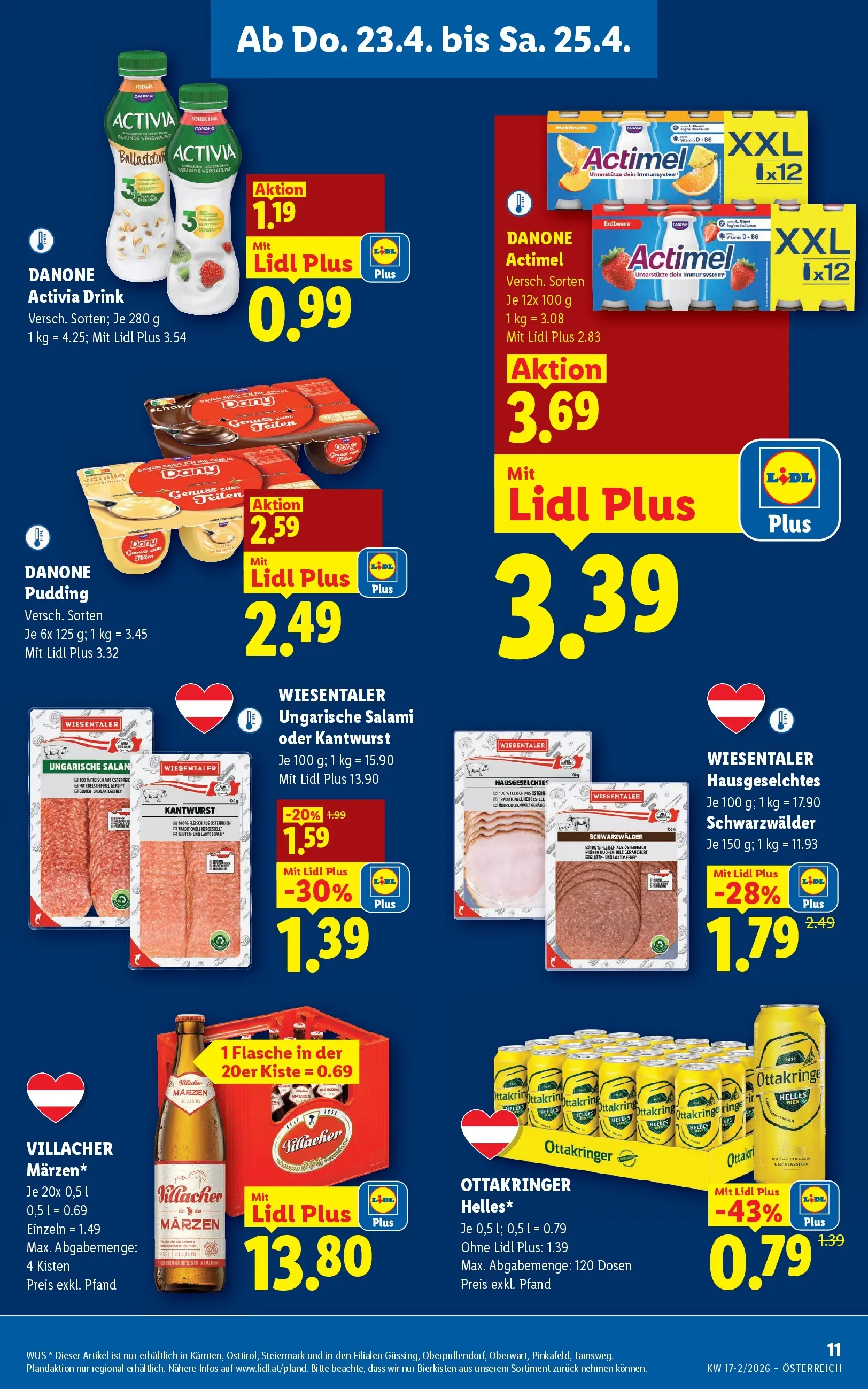 Lidl - Lidl ab 22.04.2026 - Angebote ab donnerstag | Seite: 13 | Produkte: Salami