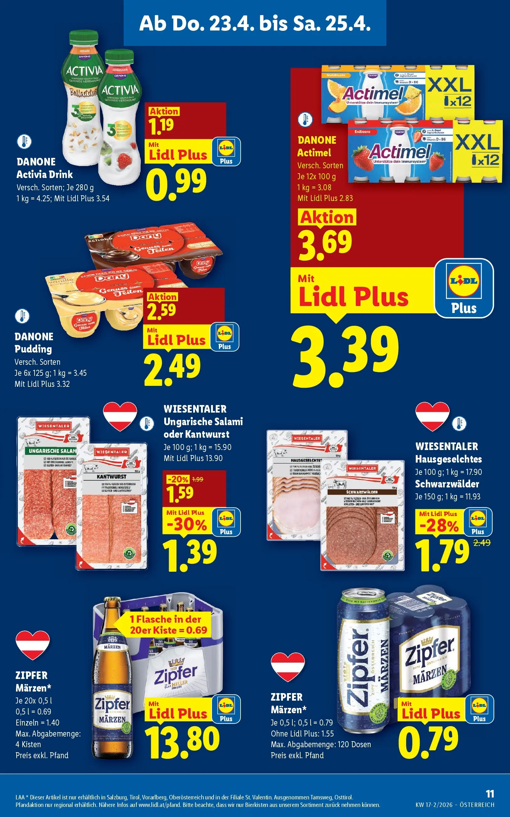 Lidl - Lidl ab 22.04.2026 - Angebote ab donnerstag | Seite: 13 | Produkte: Salami