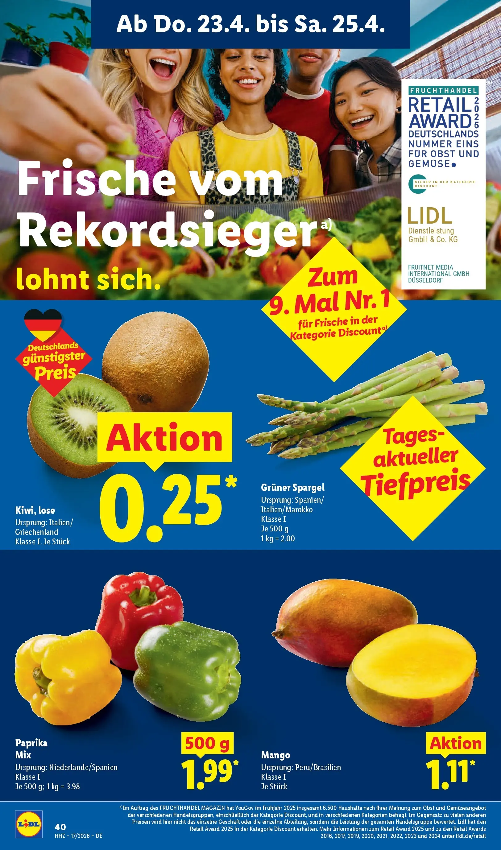 Lidl Prospekt Emlichheim (ab 20.04.2026) zum Blättern » Angebote | Seite: 60 | Produkte: Milch, Käse, Gouda, Zucker