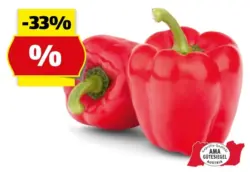 HOFER MARKTPLATZ Paprika rot aus &Ouml;sterreich