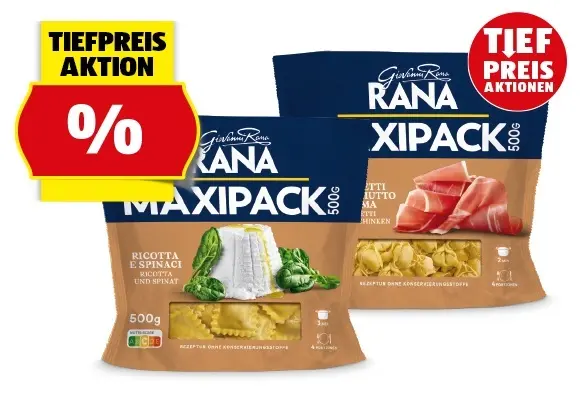 GIOVANNI RANA gef&uuml;llte Pasta, 500 g