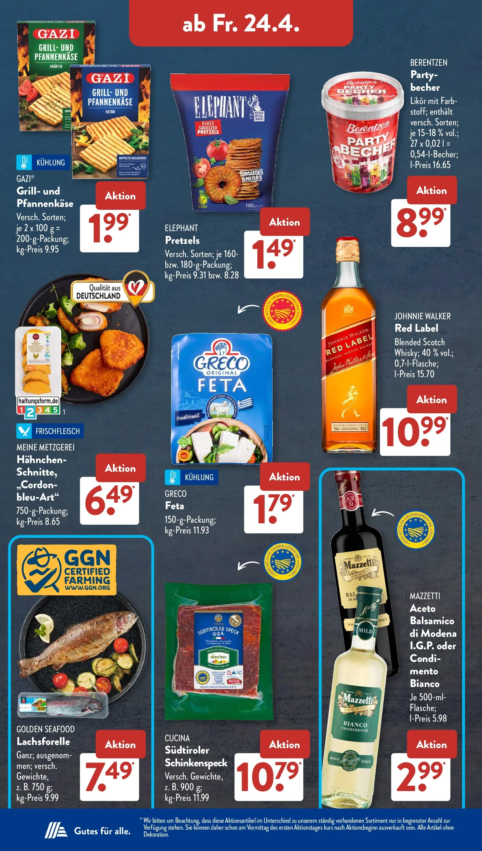 Aldi Süd Aktuelle Wochenangebote (ab 20.04.2026) zum Blättern | Seite: 26 | Produkte: Whisky, Balsamico, Likör, Berentzen