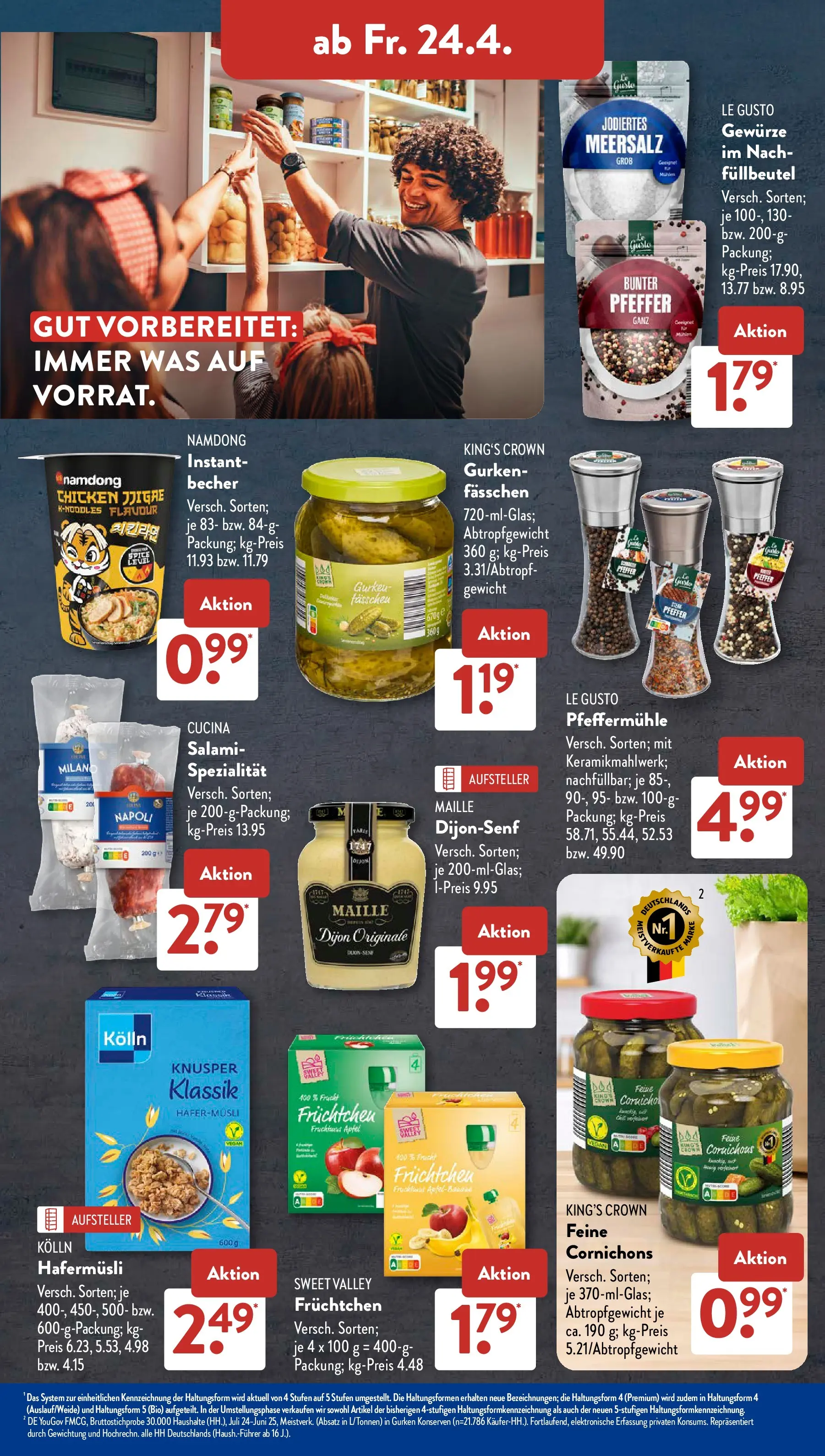 Aldi Süd Aktuelle Wochenangebote (ab 20.04.2026) zum Blättern | Seite: 27 | Produkte: Gewicht, Äpfel, Gewürze, Pfeffer