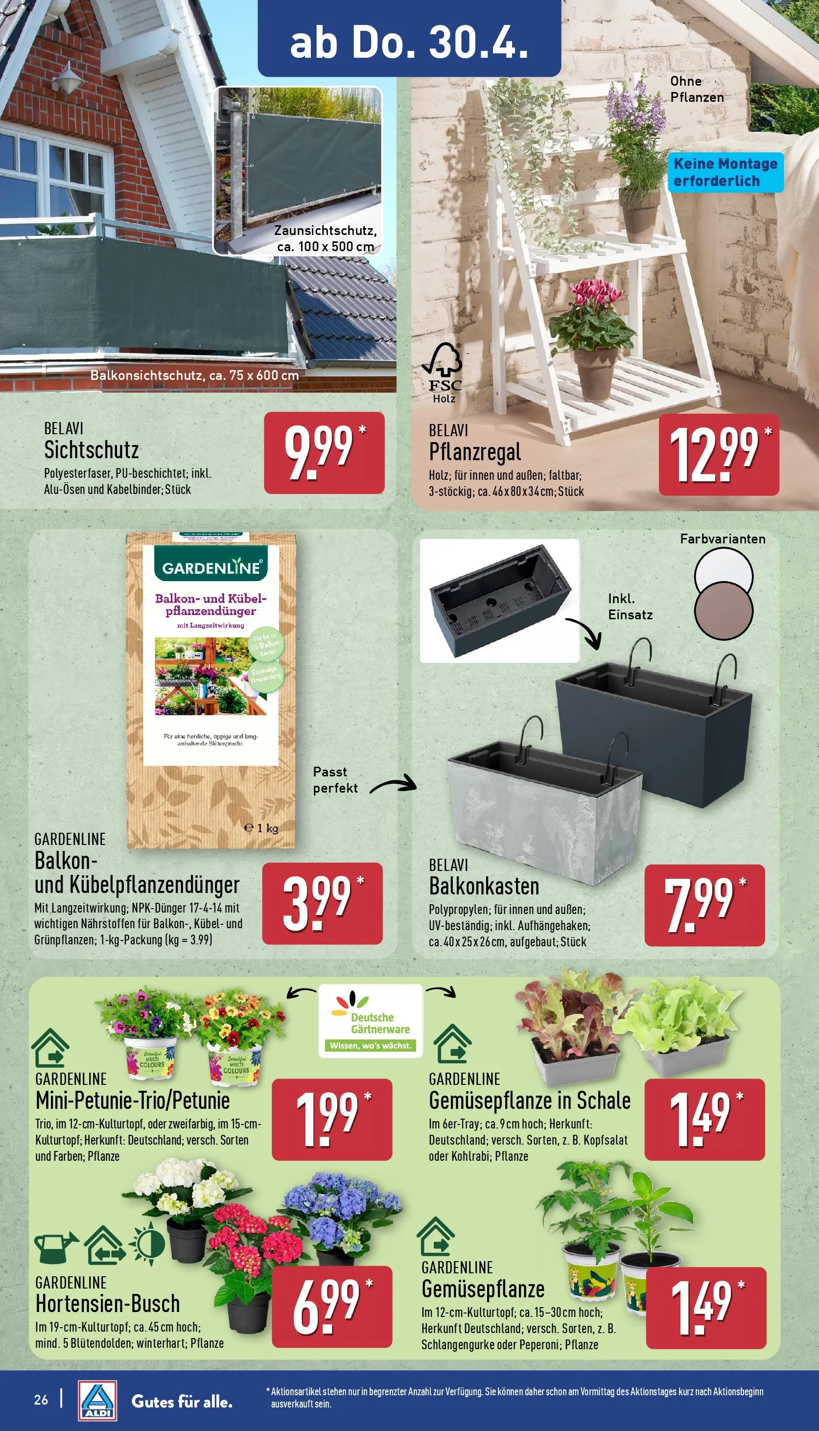 Aldi Wochenangebote (ab 27.04.2026) » Angebote Online | Seite: 26 | Produkte: Belavi