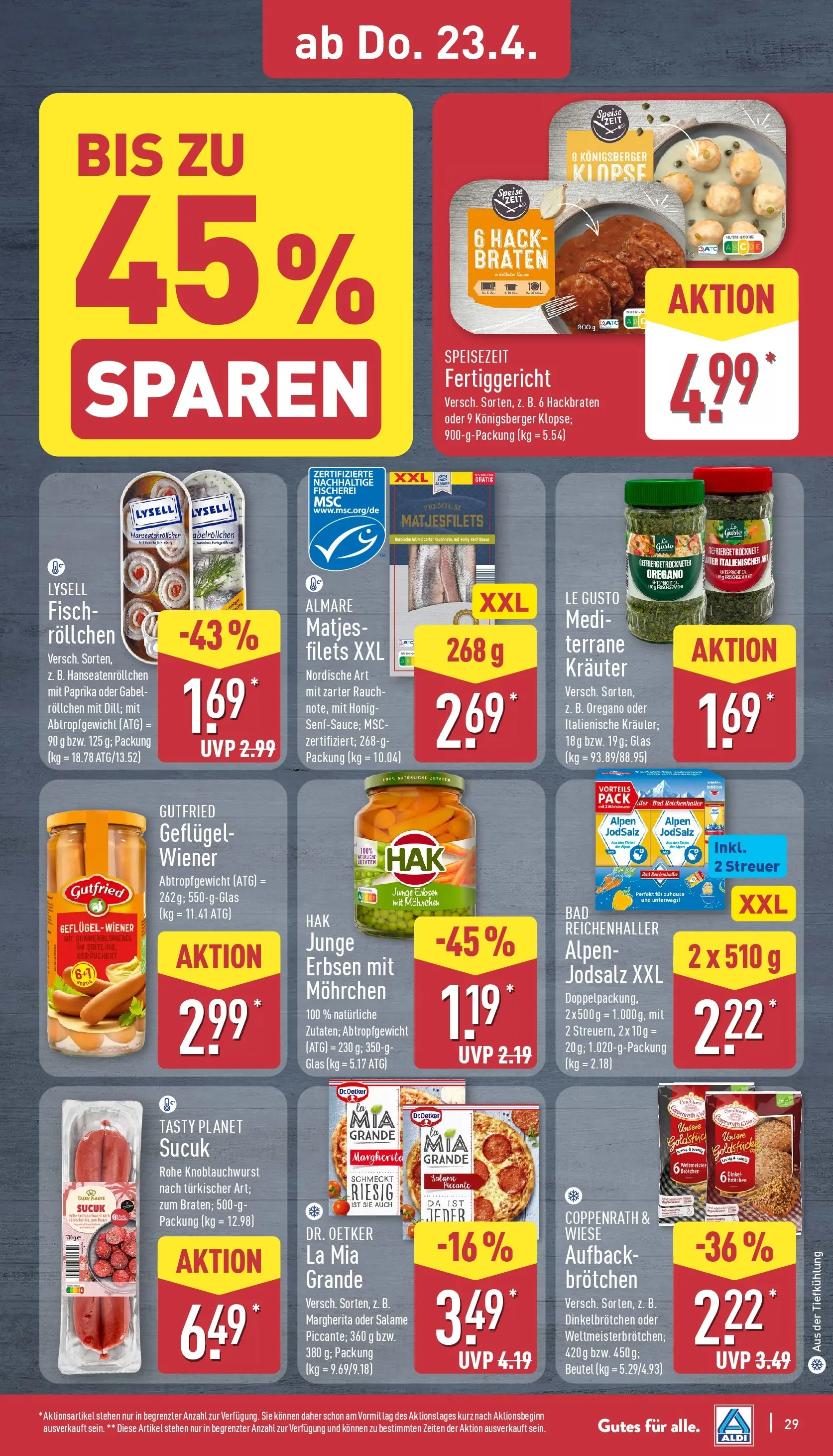 Aldi Wochenangebote (ab 20.04.2026) » Angebote Online | Seite: 32 | Produkte: Energy, Käse, Mineralwasser, Paprika