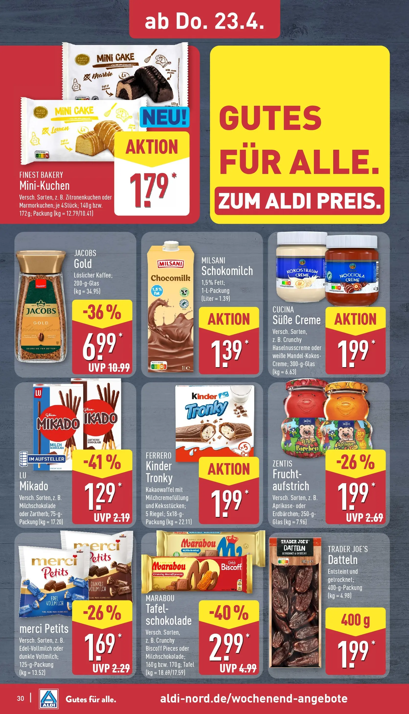 Aldi Wochenangebote (ab 20.04.2026) » Angebote Online | Seite: 33 | Produkte: Cola, Pils, Ananas, Saft