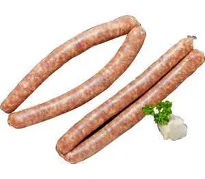 Пушена луканкова наденица от свежата витрина