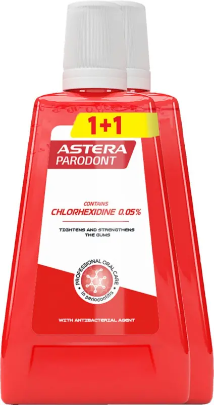 Astera Parodont Active Вода за уста промопакет