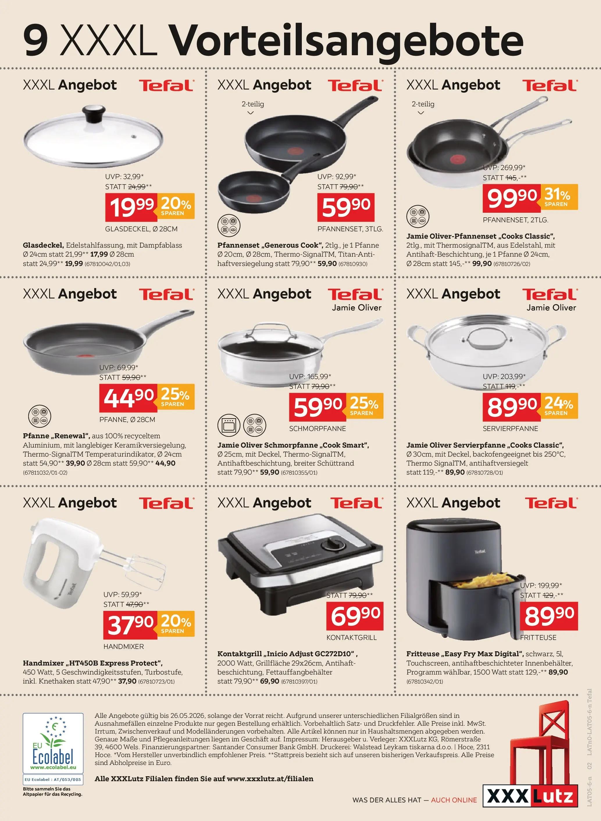 XXXLutz - Tefal von 11.05.2026 - Aktuelle Angebote | Seite: 2