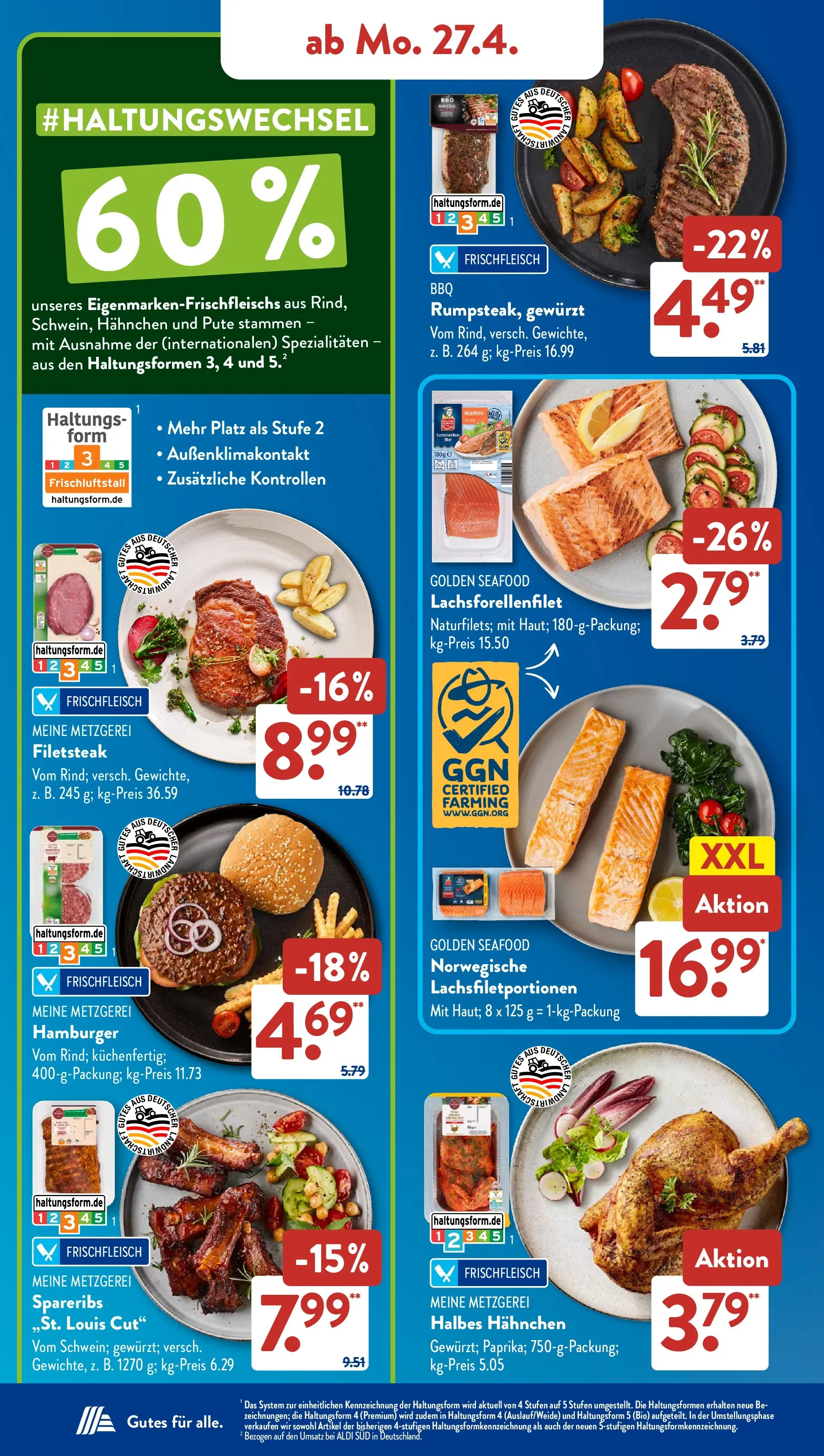 Aldi Süd - Aldi Süd: Wochenangebote (ab 26.04.2026) zum Blättern | Seite: 6 | Produkte: Pute, Hahnchen