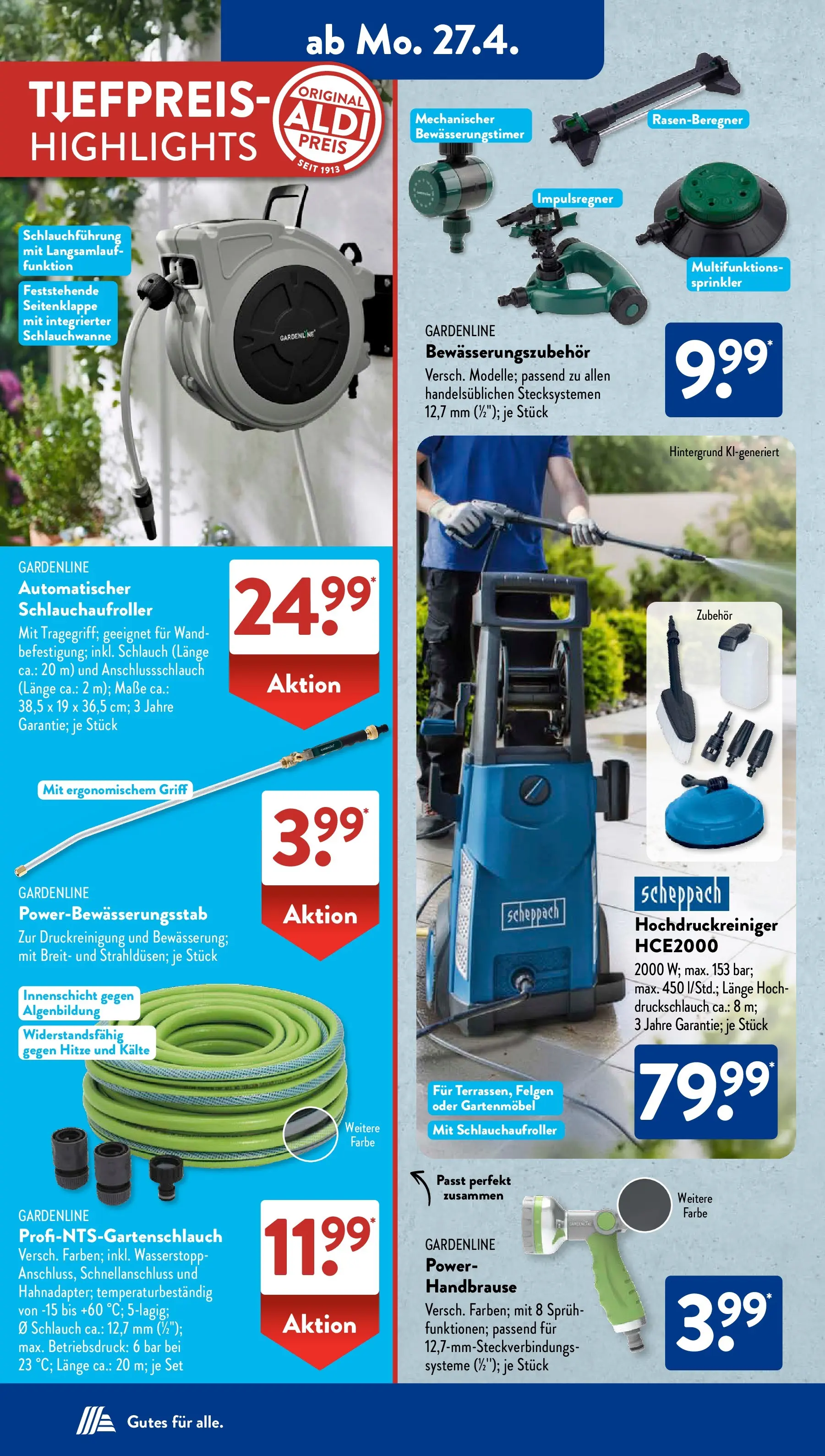 Aldi Süd - Aldi Süd: Wochenangebote (ab 26.04.2026) zum Blättern | Seite: 14 | Produkte: Gartenmöbel, Hochdruckreiniger