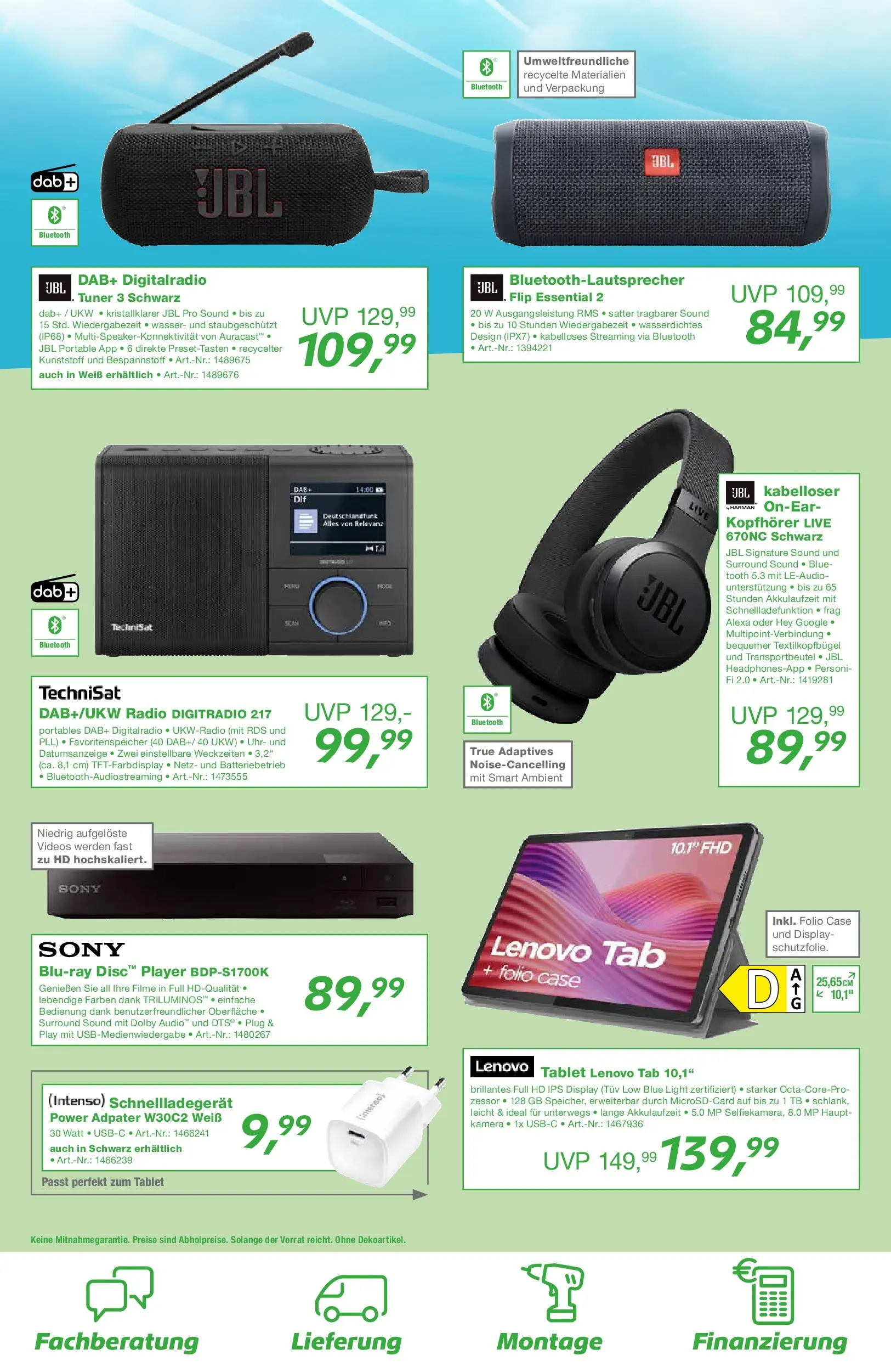 Angebote - EP:ElectronicPartner: Entdecke aktuelle Angebote (ab 23.04.2026) zum Blättern | Seite: 10 | Produkte: Tablet, Radio, Player, Kopfhörer