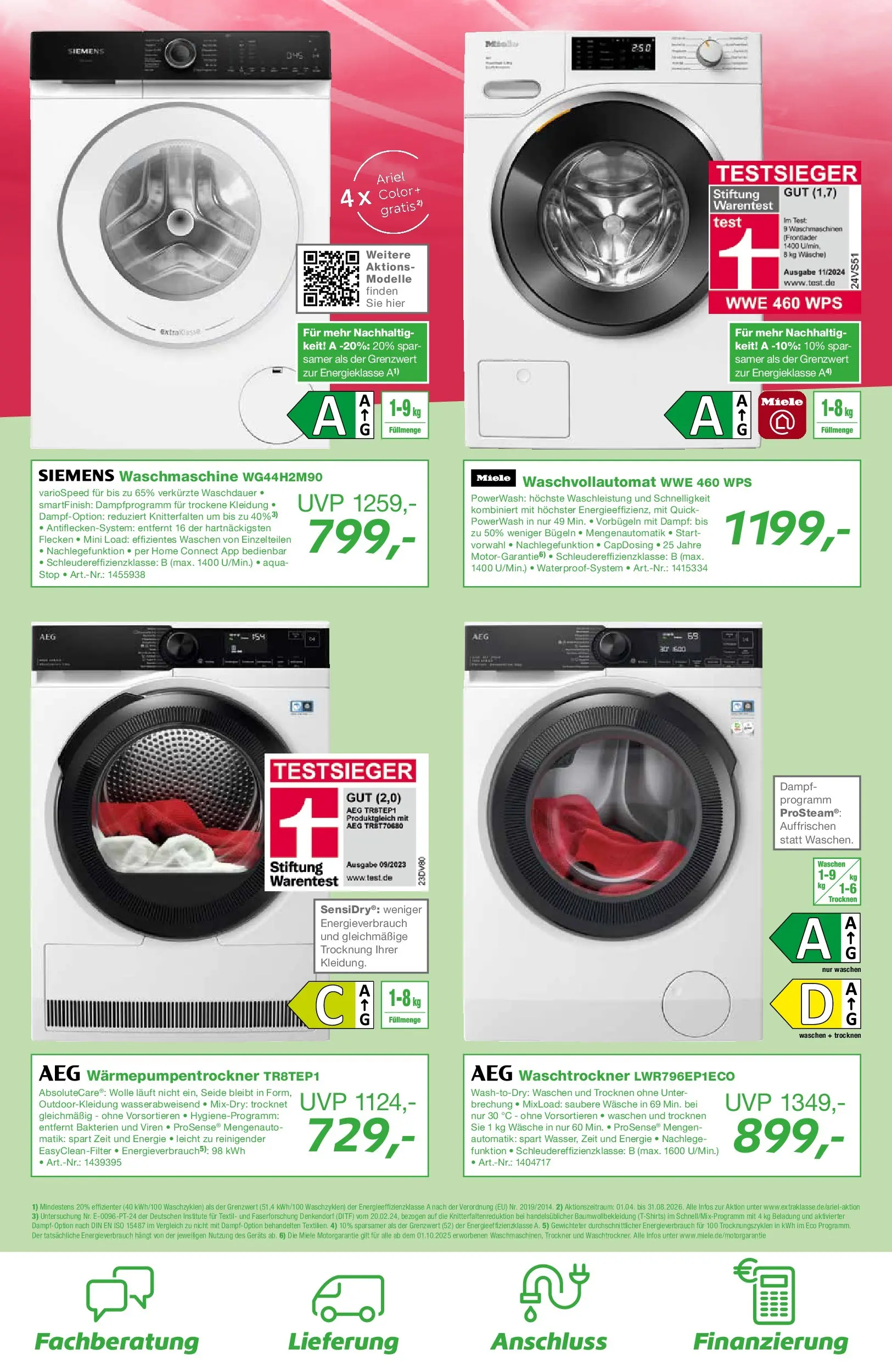Angebote - EP:ElectronicPartner: Entdecke aktuelle Angebote (ab 23.04.2026) zum Blättern | Seite: 2 | Produkte: Siemens, Trockner, Ariel, Waschtrockner