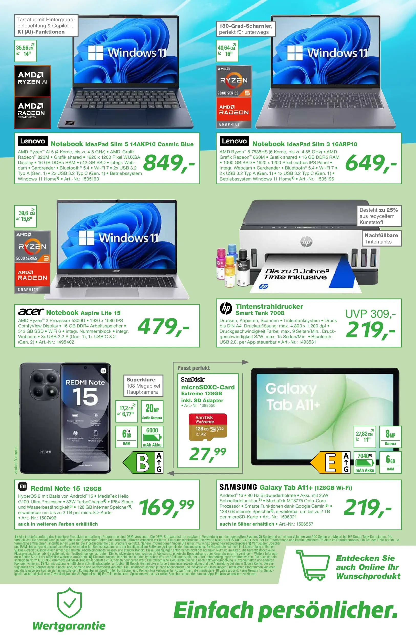 Angebote - EP:ElectronicPartner: Entdecke aktuelle Angebote (ab 23.04.2026) zum Blättern | Seite: 11 | Produkte: Kamera, HP, Wasser, Notebook