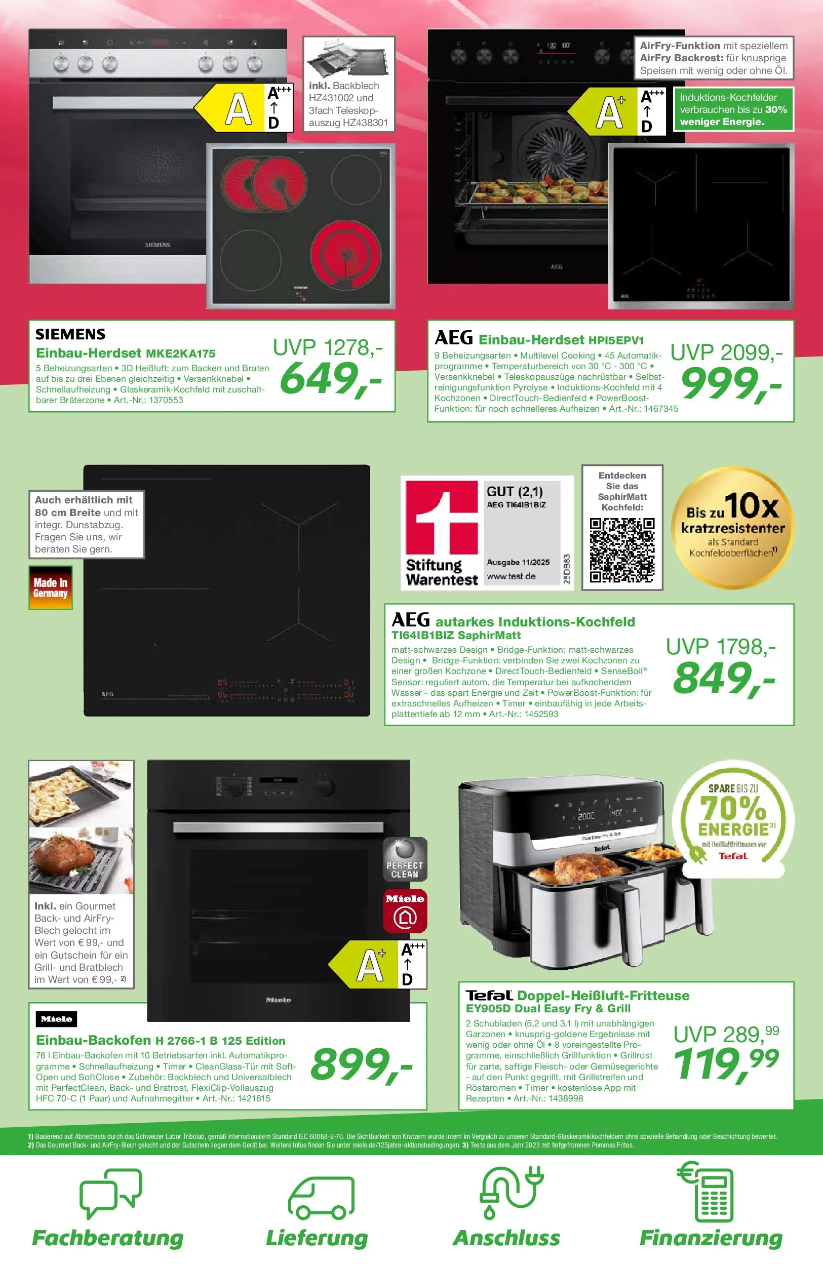 Angebote - EP:ElectronicPartner: Entdecke aktuelle Angebote (ab 23.04.2026) zum Blättern | Seite: 4 | Produkte: Miele, Öl, Wasser, Fleisch