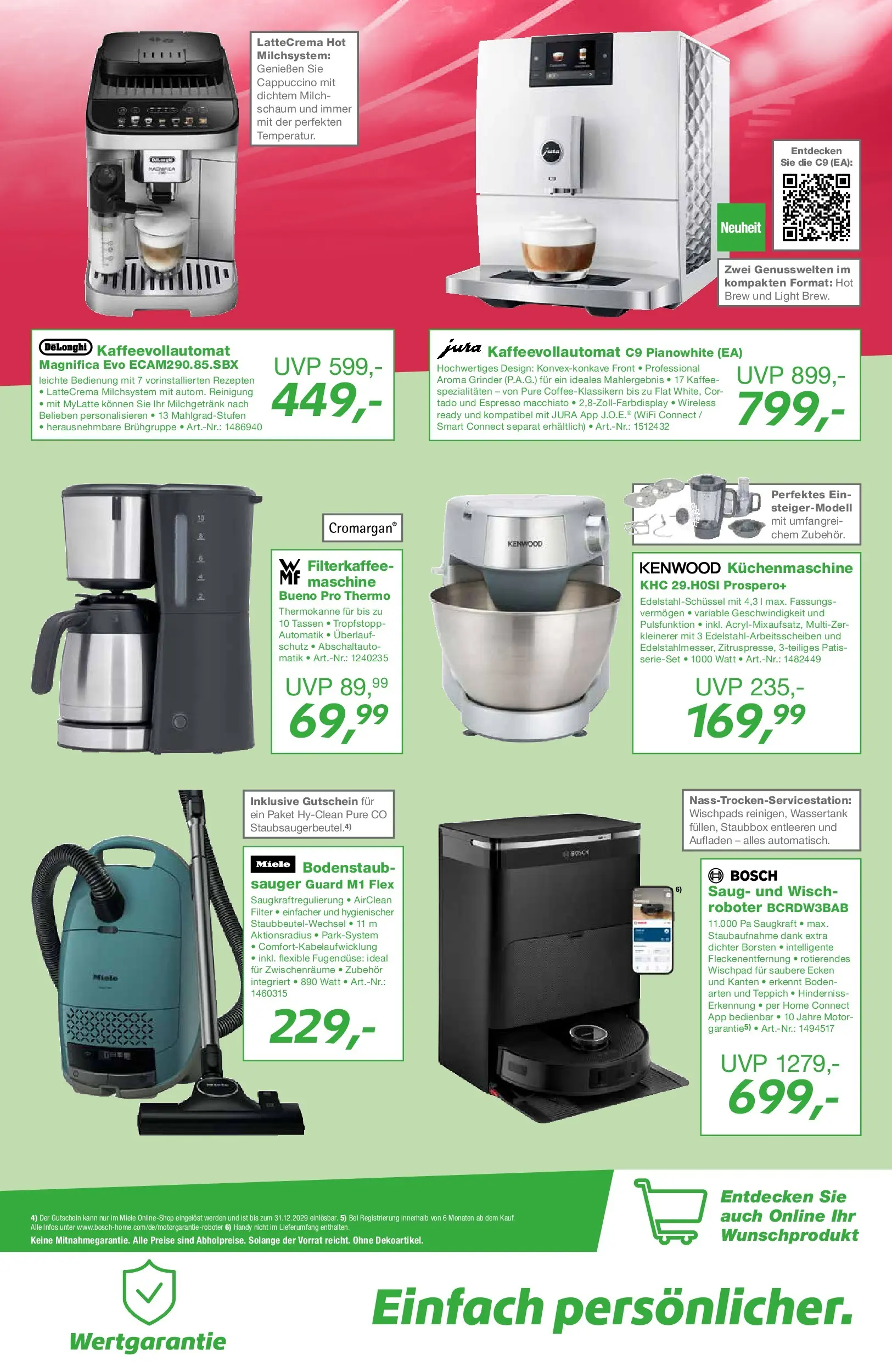 Angebote - EP:ElectronicPartner: Entdecke aktuelle Angebote (ab 23.04.2026) zum Blättern | Seite: 5 | Produkte: Jura, Milch, Teppich, Kaffeevollautomat