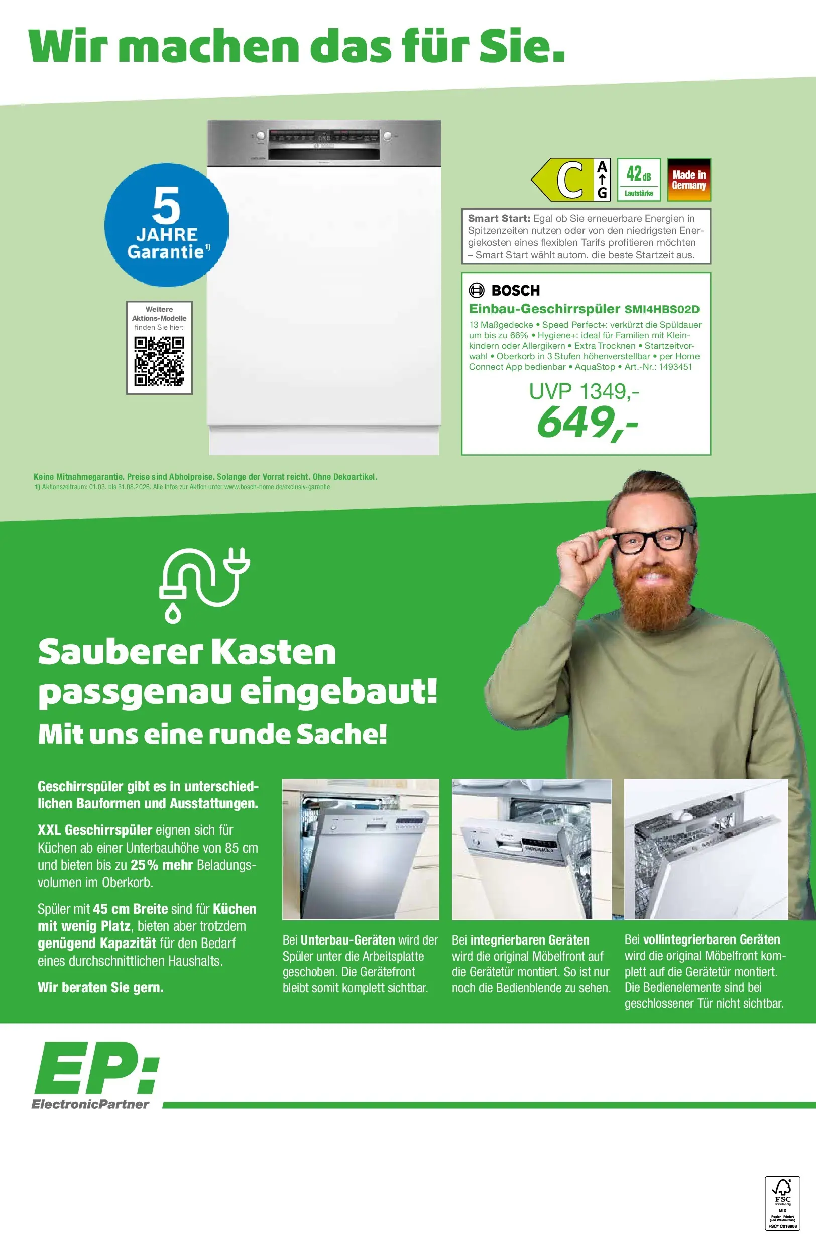 Angebote - EP:ElectronicPartner: Entdecke aktuelle Angebote (ab 23.04.2026) zum Blättern | Seite: 12 | Produkte: Bosch, Geschirrspüler, Tür, Kuchen