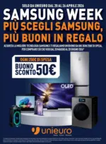 Electronic House Giuseppe Srl Pv.Napoli Samsung week da Unieuro! - al 26.04.2026