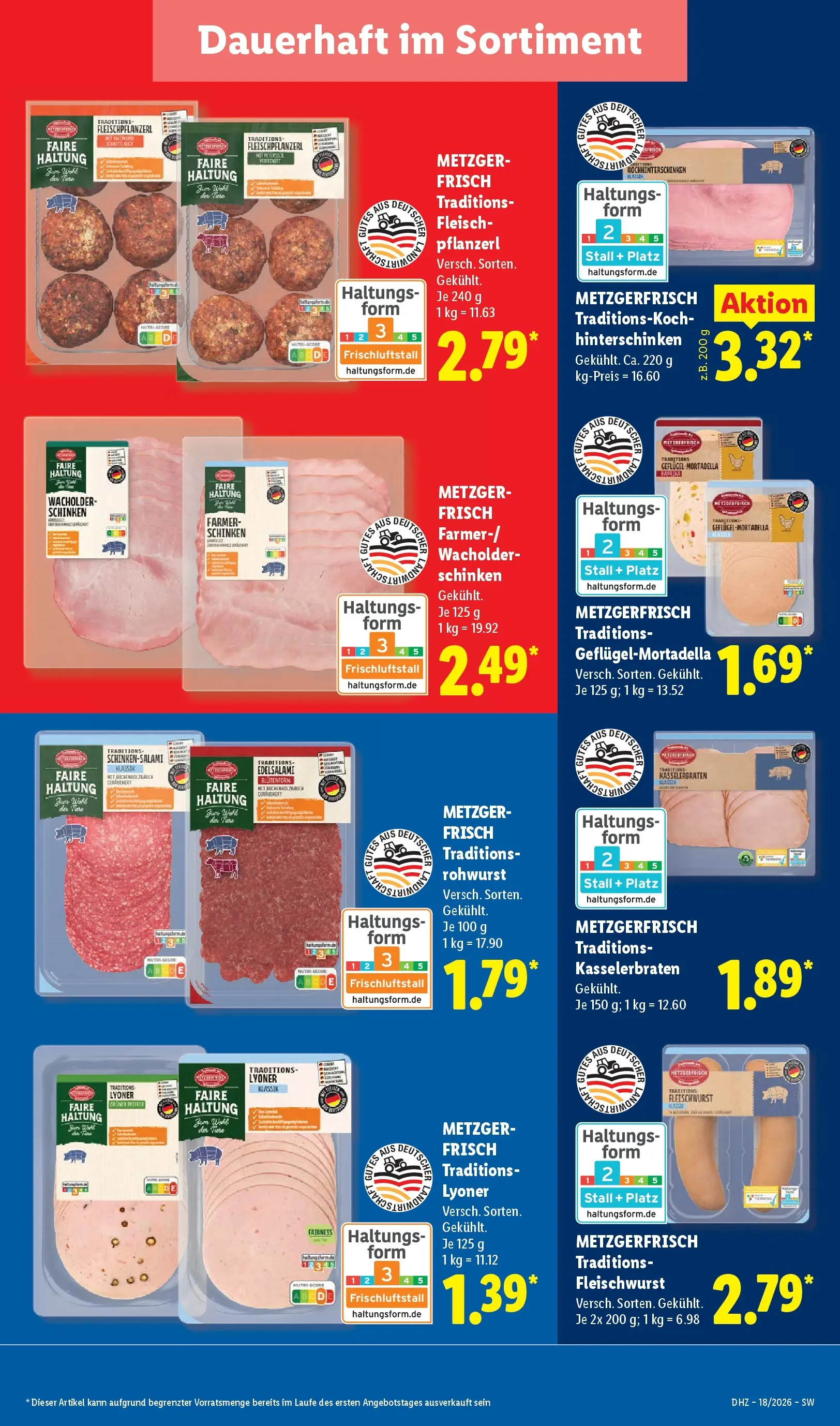 Lidl Prospekt Villingen-schwenningen (ab 27.04.2026) zum Blättern » Angebote | Seite: 13 | Produkte: Pfeffer, Schinken, Fleisch