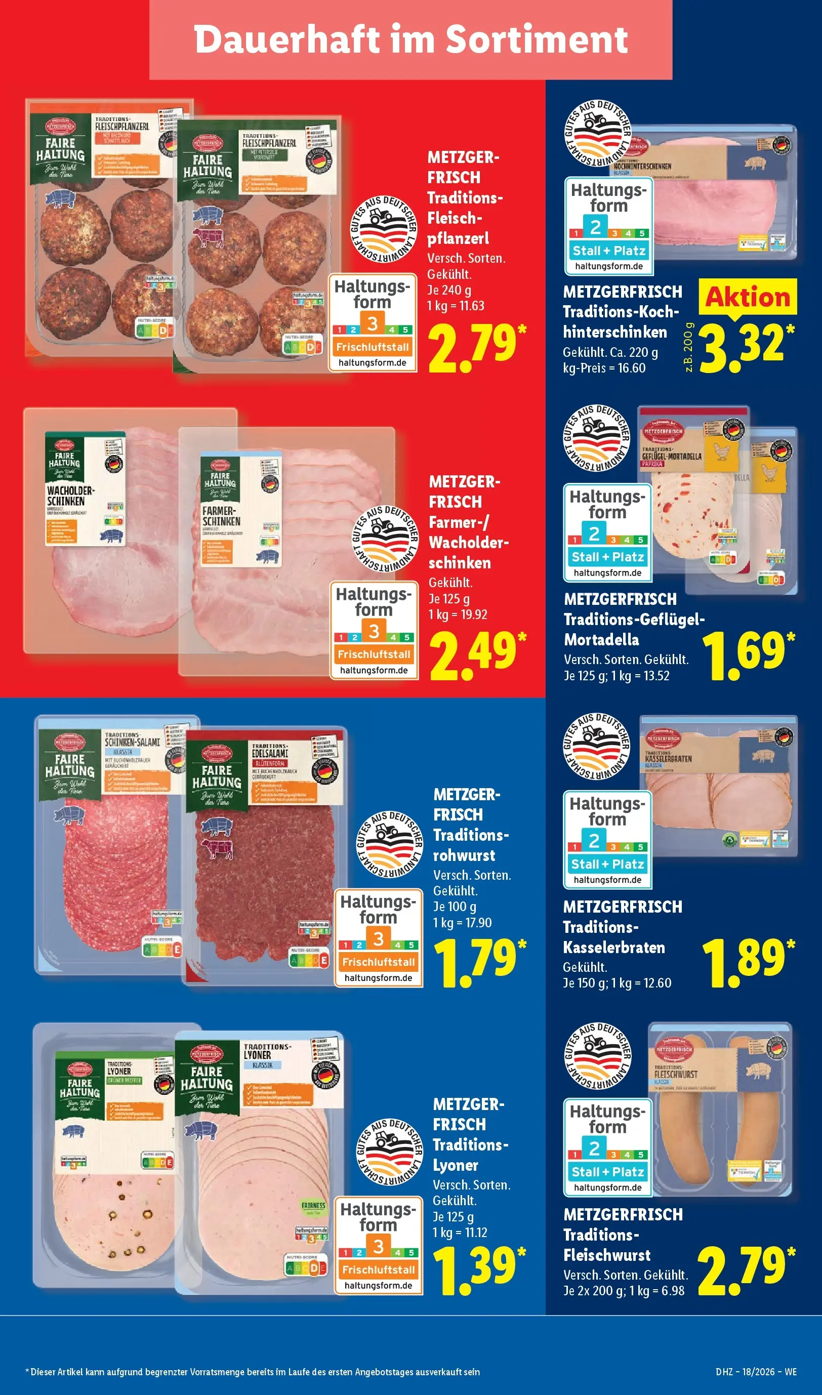 Lidl Prospekt Rheinbrohl (ab 27.04.2026) zum Blättern » Angebote | Seite: 13 | Produkte: Fisch, Schinken, Fleisch