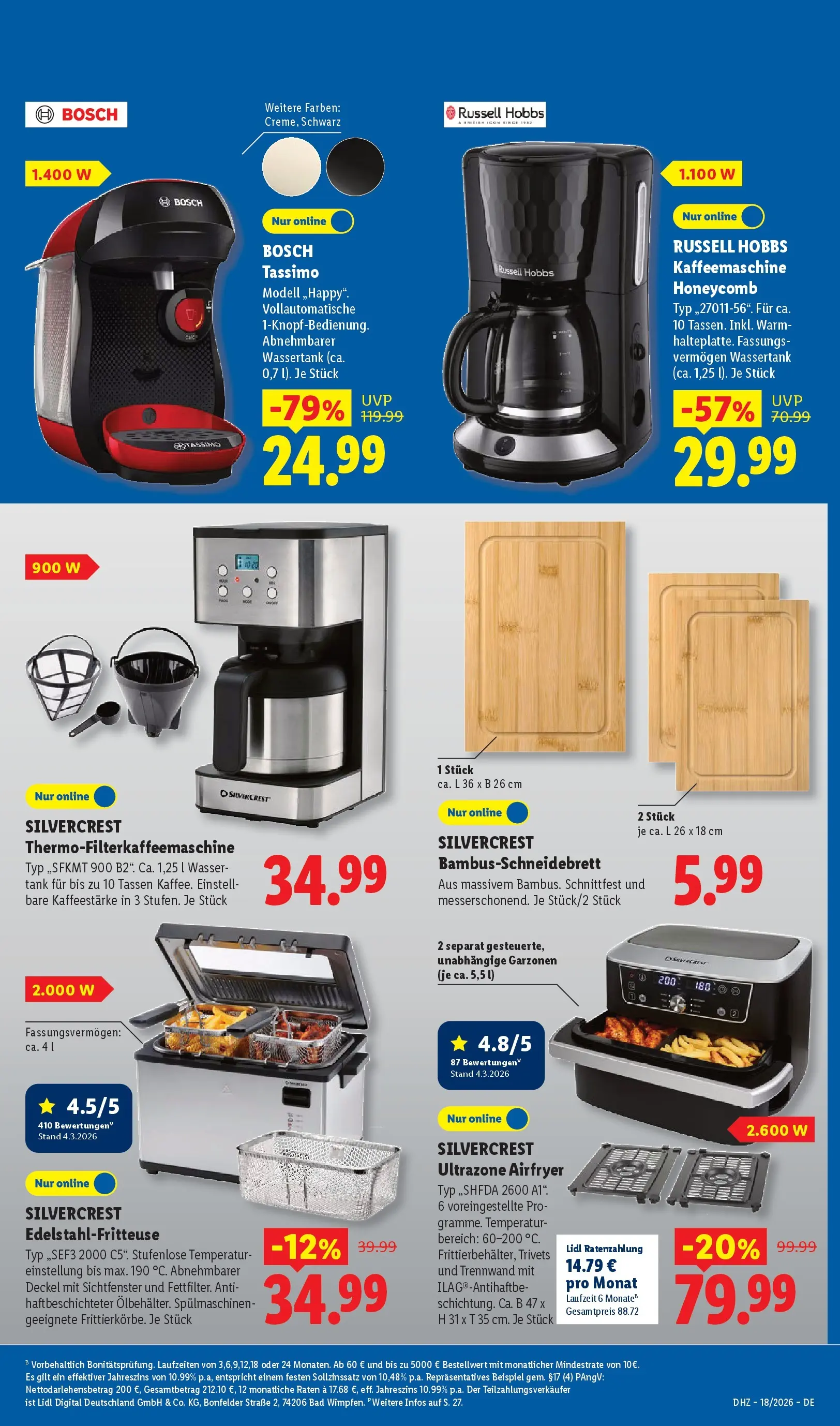 Lidl Prospekt Bergisch Gladbach (ab 27.04.2026) zum Blättern » Angebote | Seite: 37 | Produkte: Bosch, Kaffeemaschine, Bad, Tassimo