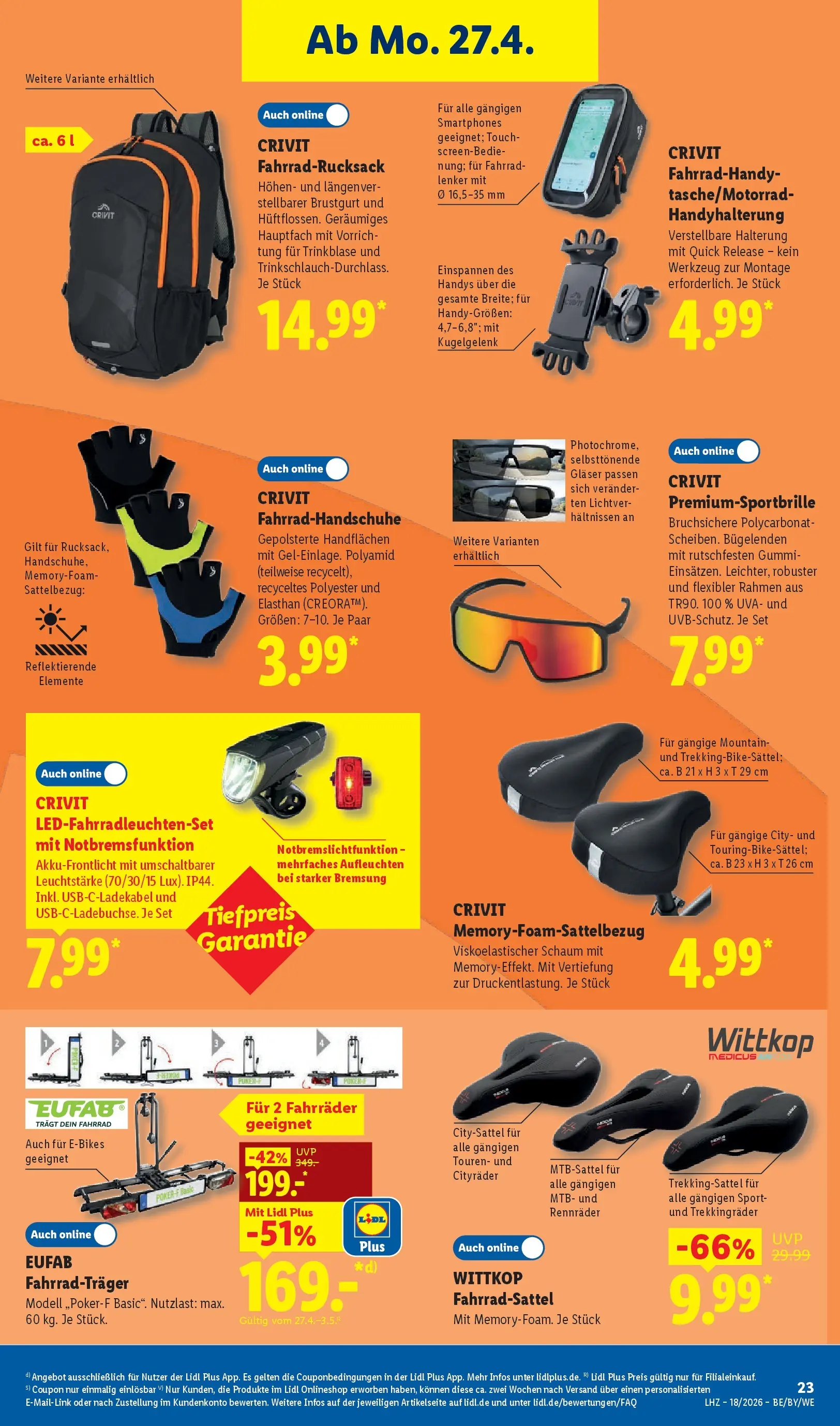 Lidl Prospekt Hof-innenstadt (ab 27.04.2026) zum Blättern » Angebote | Seite: 43 | Produkte: Smartphones