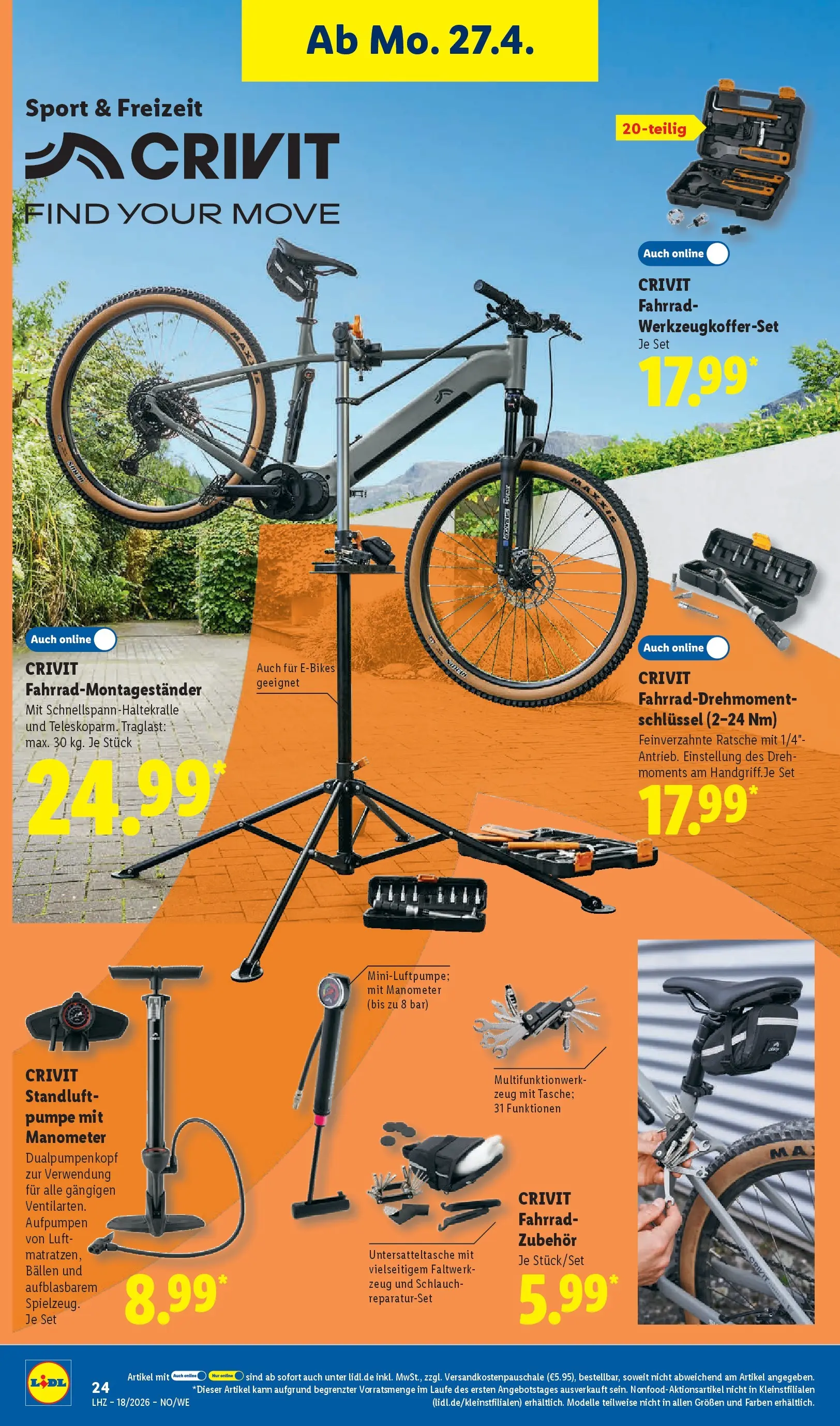 Lidl Prospekt Braunschweig (ab 27.04.2026) zum Blättern » Angebote | Seite: 44 | Produkte: Manometer