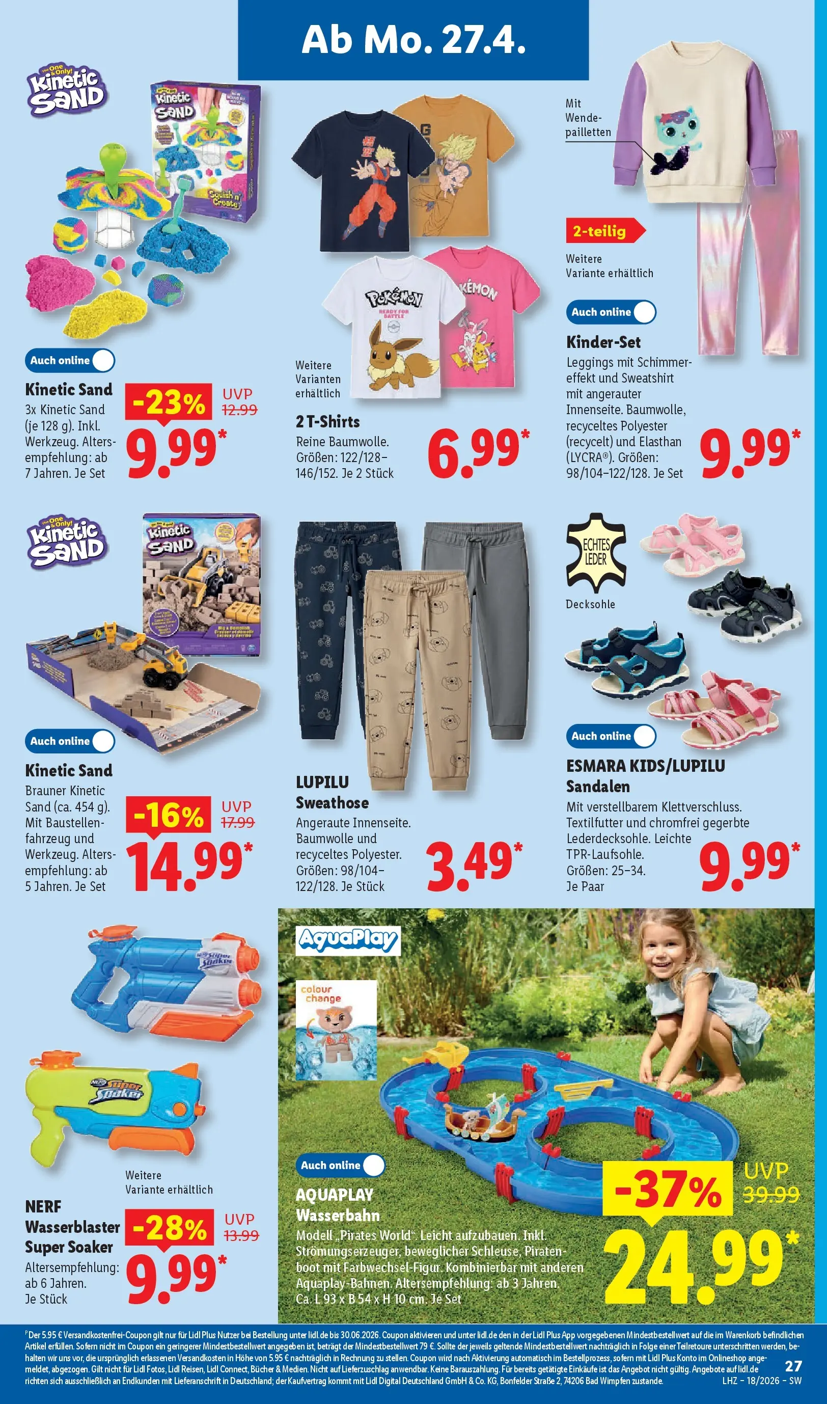Lidl Prospekt Villingen-schwenningen (ab 27.04.2026) zum Blättern » Angebote | Seite: 47 | Produkte: Sweathose, Sweatshirt, Bad, Leggings