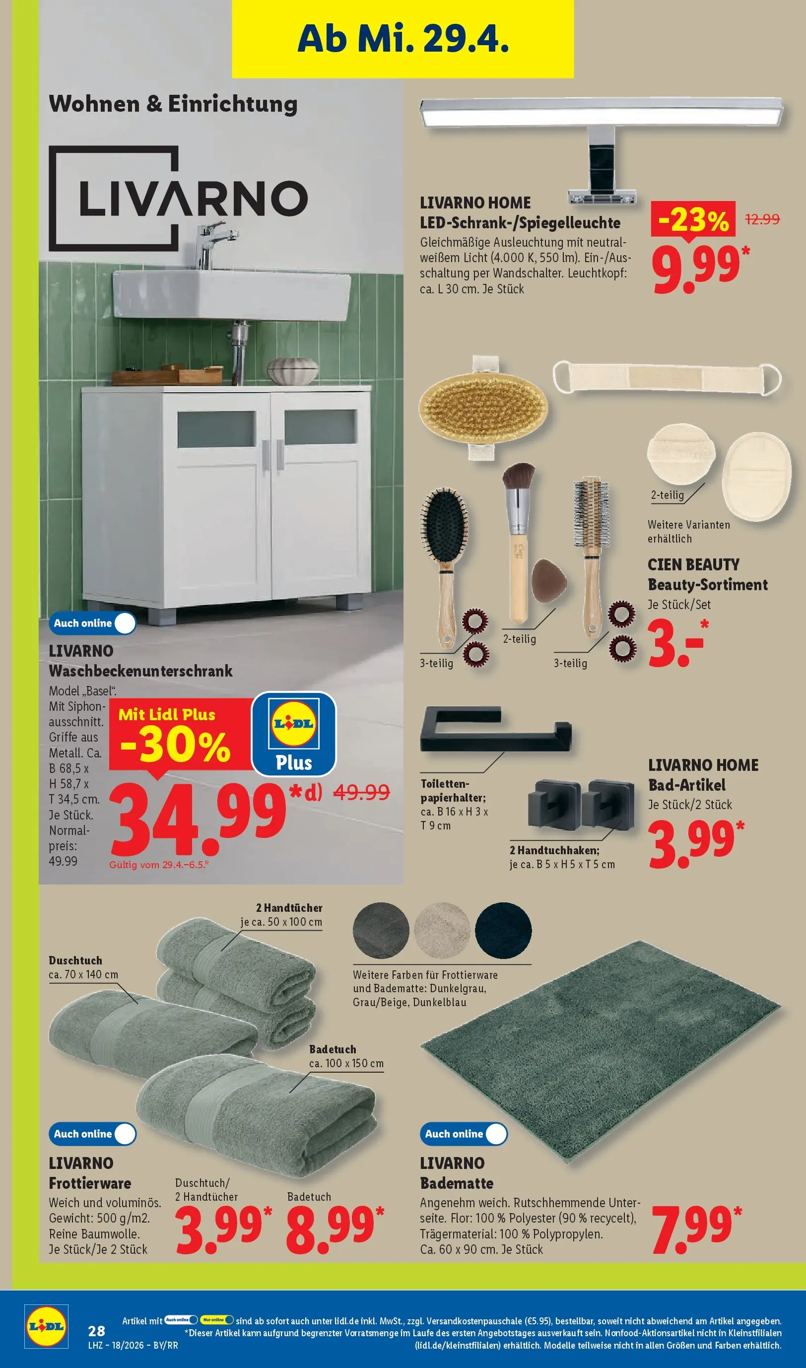 Lidl Prospekt Bergisch Gladbach (ab 27.04.2026) zum Blättern » Angebote | Seite: 48 | Produkte: Gewicht