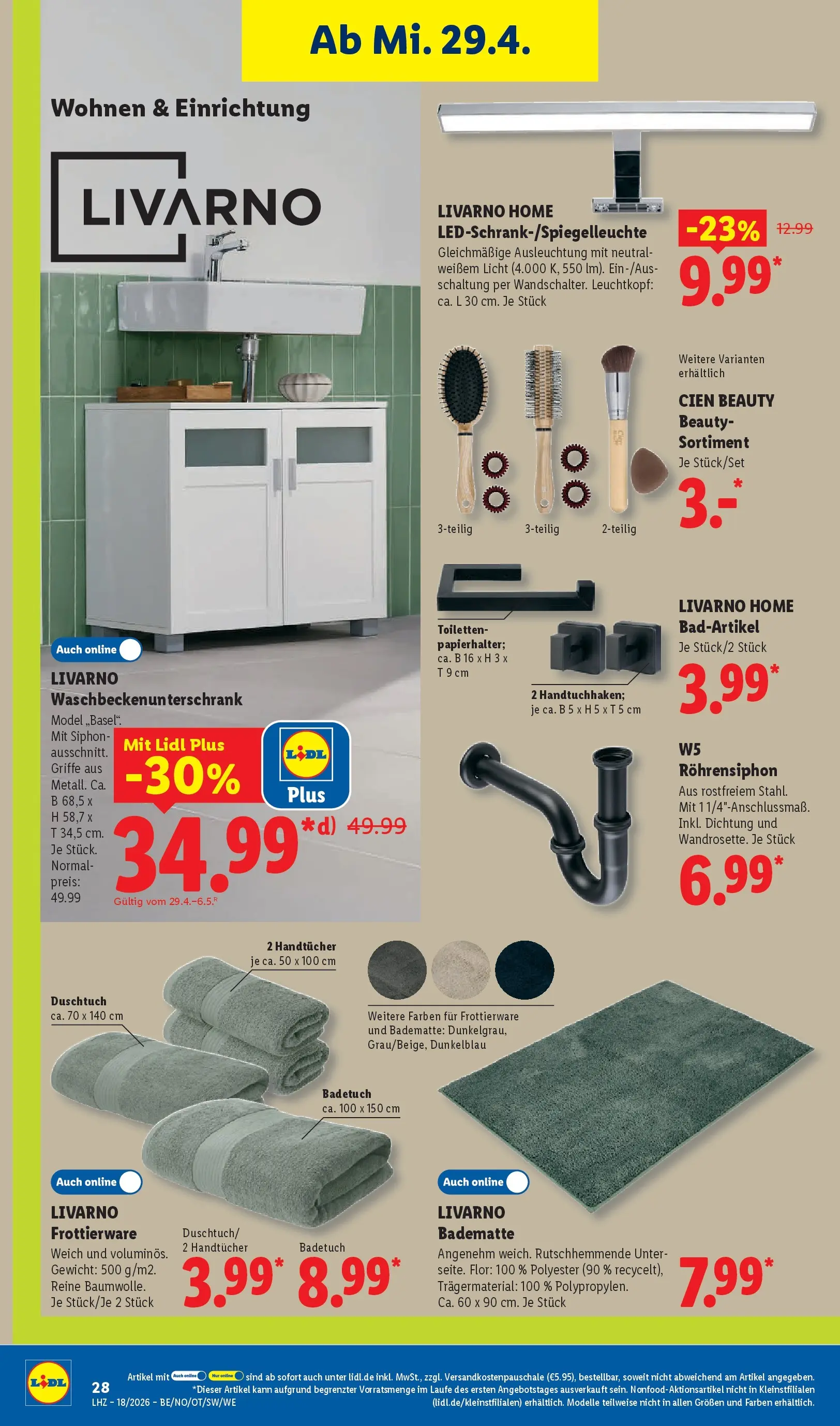 Lidl Prospekt Braunschweig (ab 27.04.2026) zum Blättern » Angebote | Seite: 48 | Produkte: Gewicht