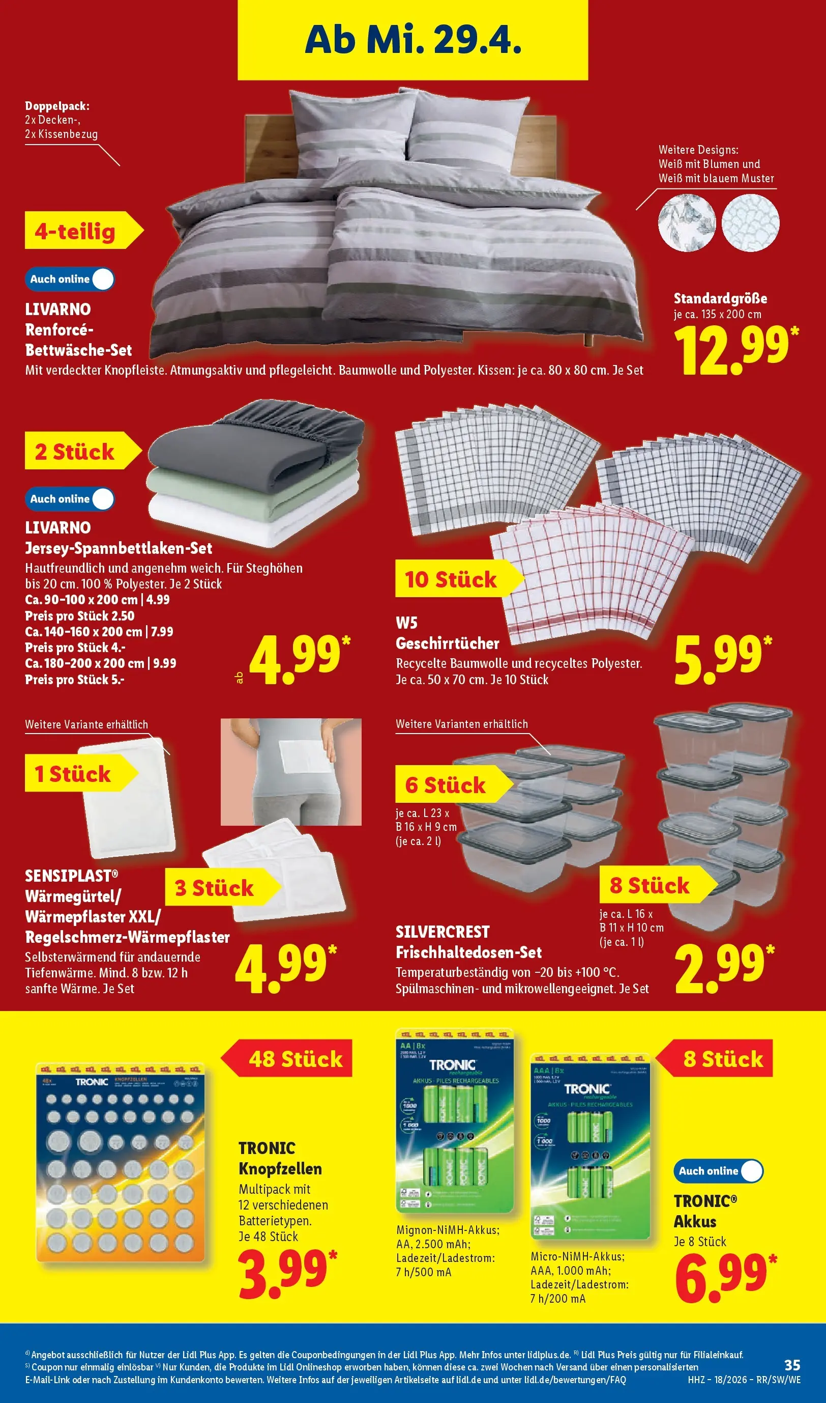 Lidl Prospekt Bergisch Gladbach (ab 27.04.2026) zum Blättern » Angebote | Seite: 55 | Produkte: Kissen, Blumen