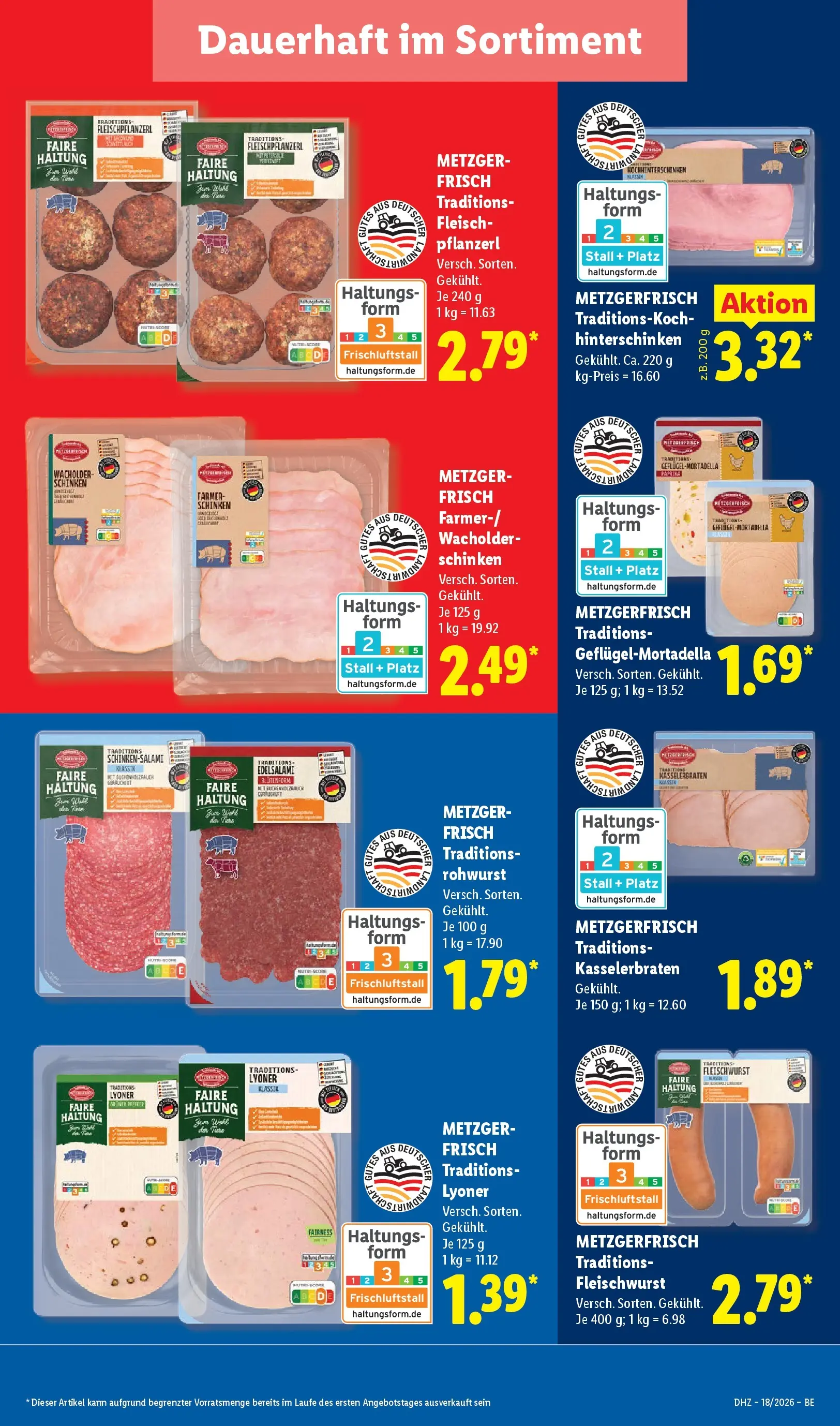 Lidl Prospekt Mahlow (ab 27.04.2026) zum Blättern » Angebote | Seite: 13 | Produkte: Schinken, Fleisch