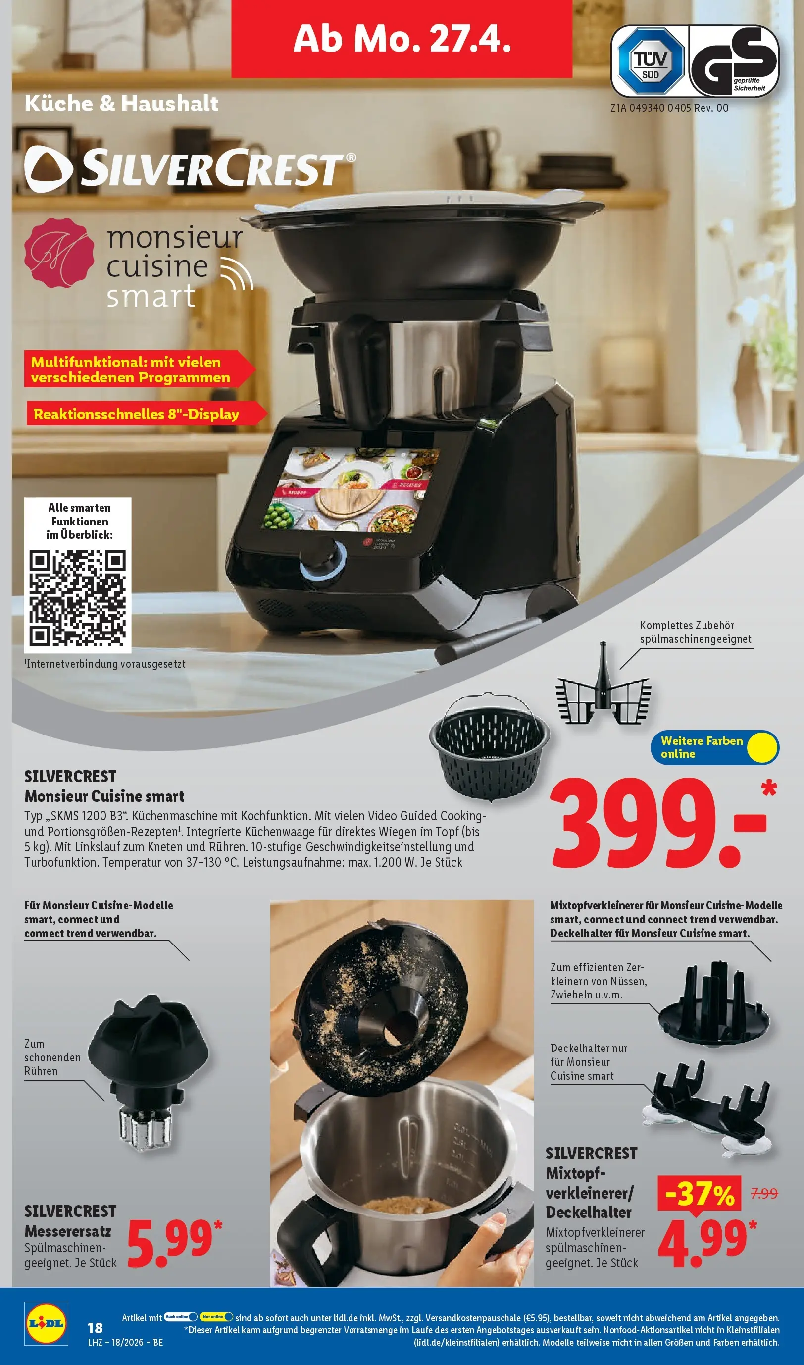 Lidl Prospekt Mahlow (ab 27.04.2026) zum Blättern » Angebote | Seite: 34 | Produkte: Küche, Zwiebeln, Video