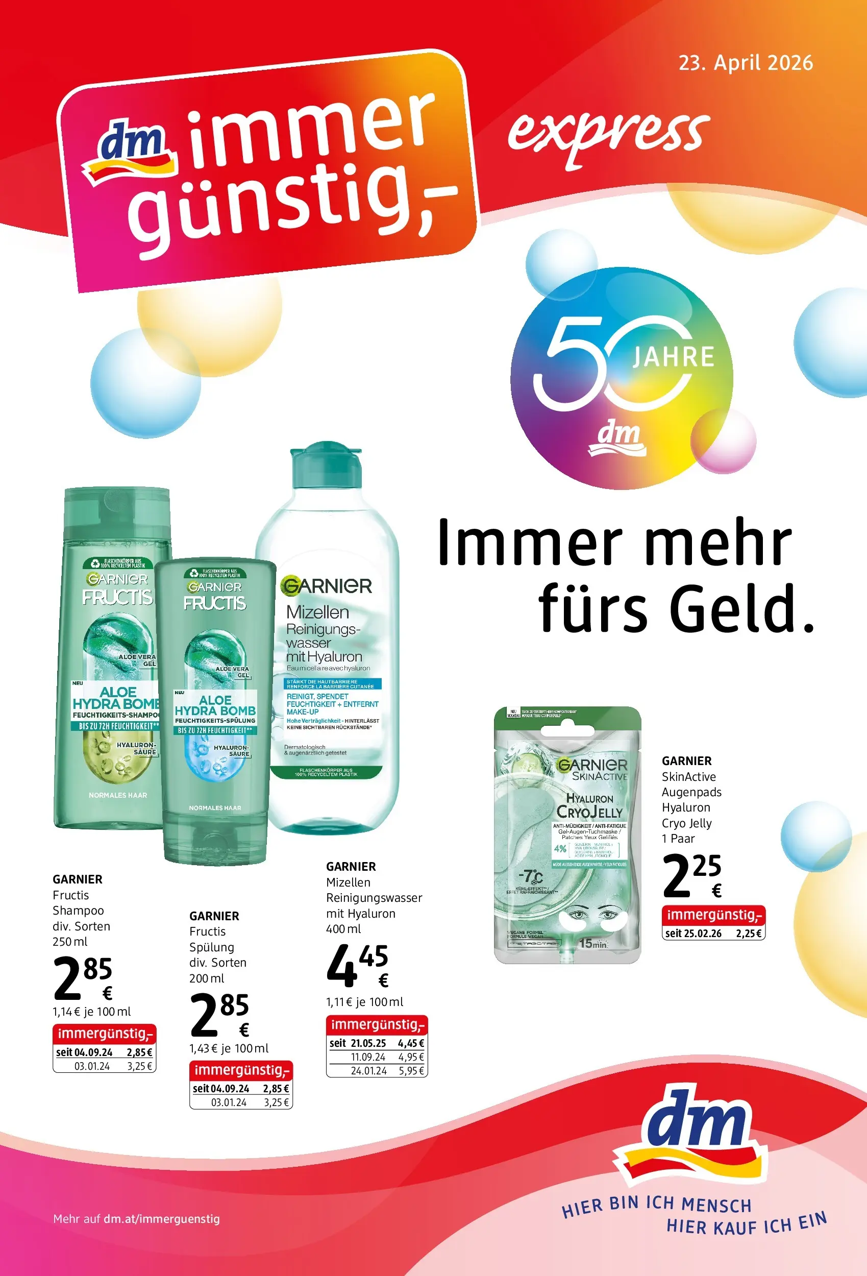 dm drogerie markt - dm: Journal Express von 22.04.2026 - Aktuelle Angebote | Seite: 1