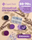 Crystal Nails akci&oacute;s