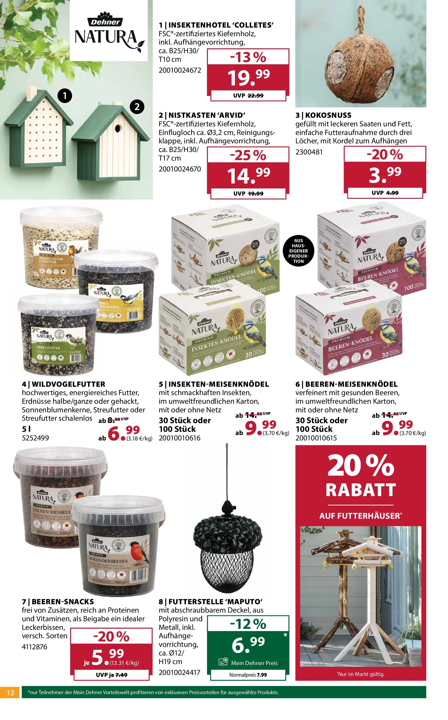 Dehner - Dehner: Garten & Zoo von 21.04.2026 - Aktuelle Angebote | Seite: 12 | Produkte: Папионка