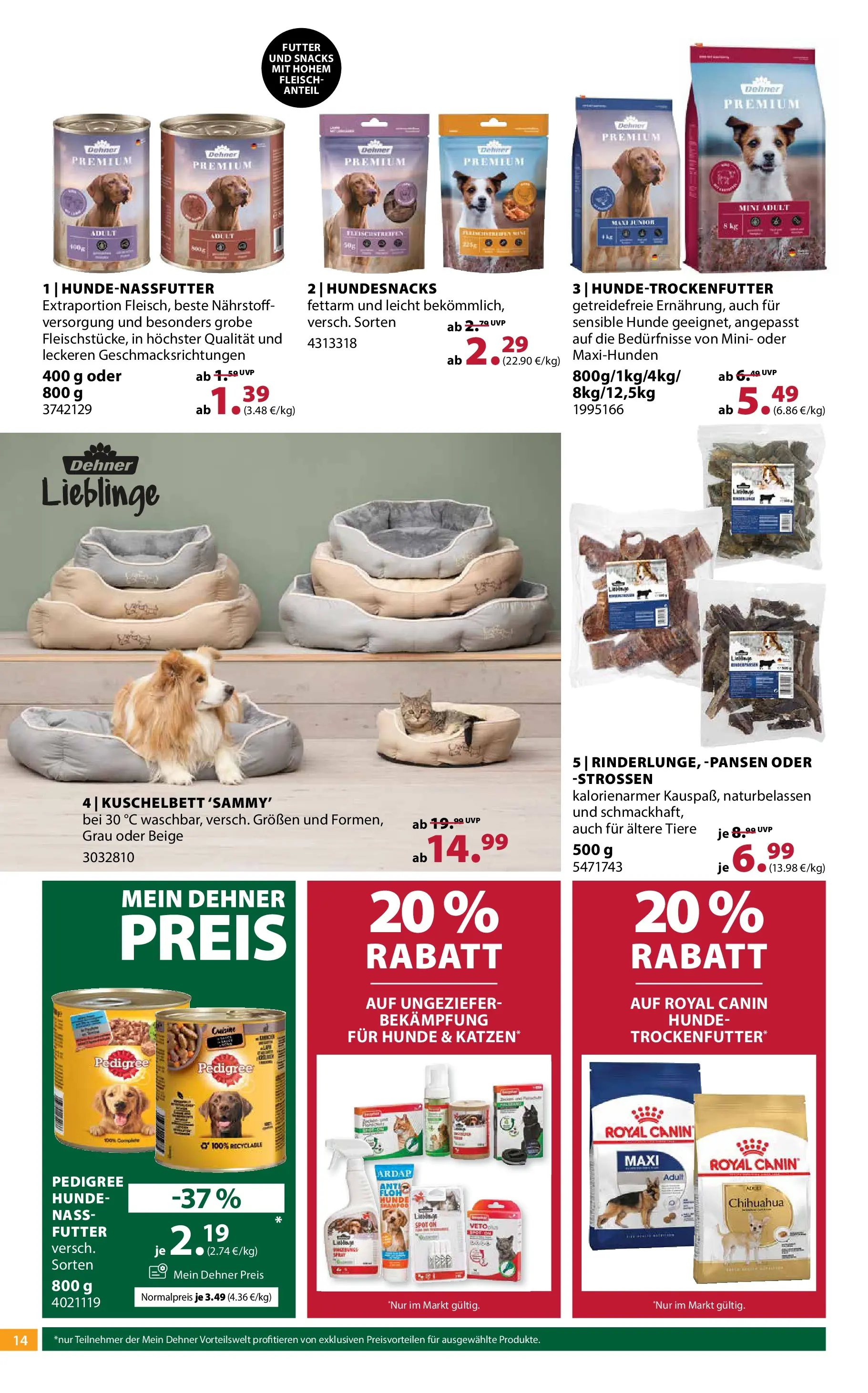 Dehner - Dehner: Garten & Zoo von 21.04.2026 - Aktuelle Angebote | Seite: 14 | Produkte: Shampoo