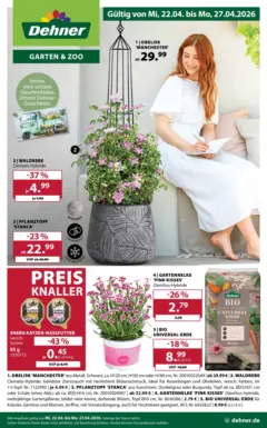 Dehner - Dehner: Garten & Zoo ab 21.04.2026 gültig