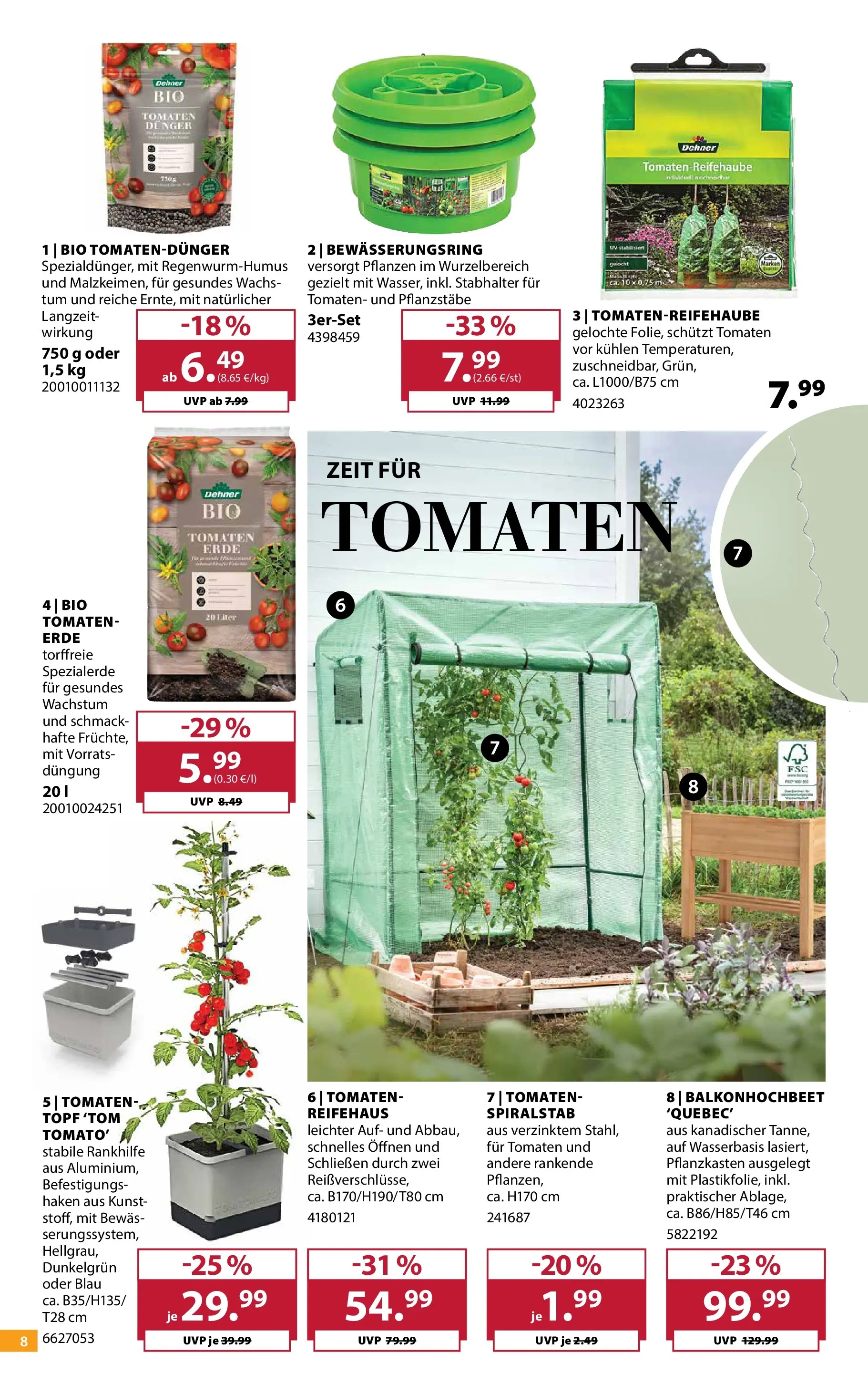 Dehner - Dehner: Garten & Zoo (ab 21.04.2026) zum Blättern | Seite: 8 | Produkte: Tomaten