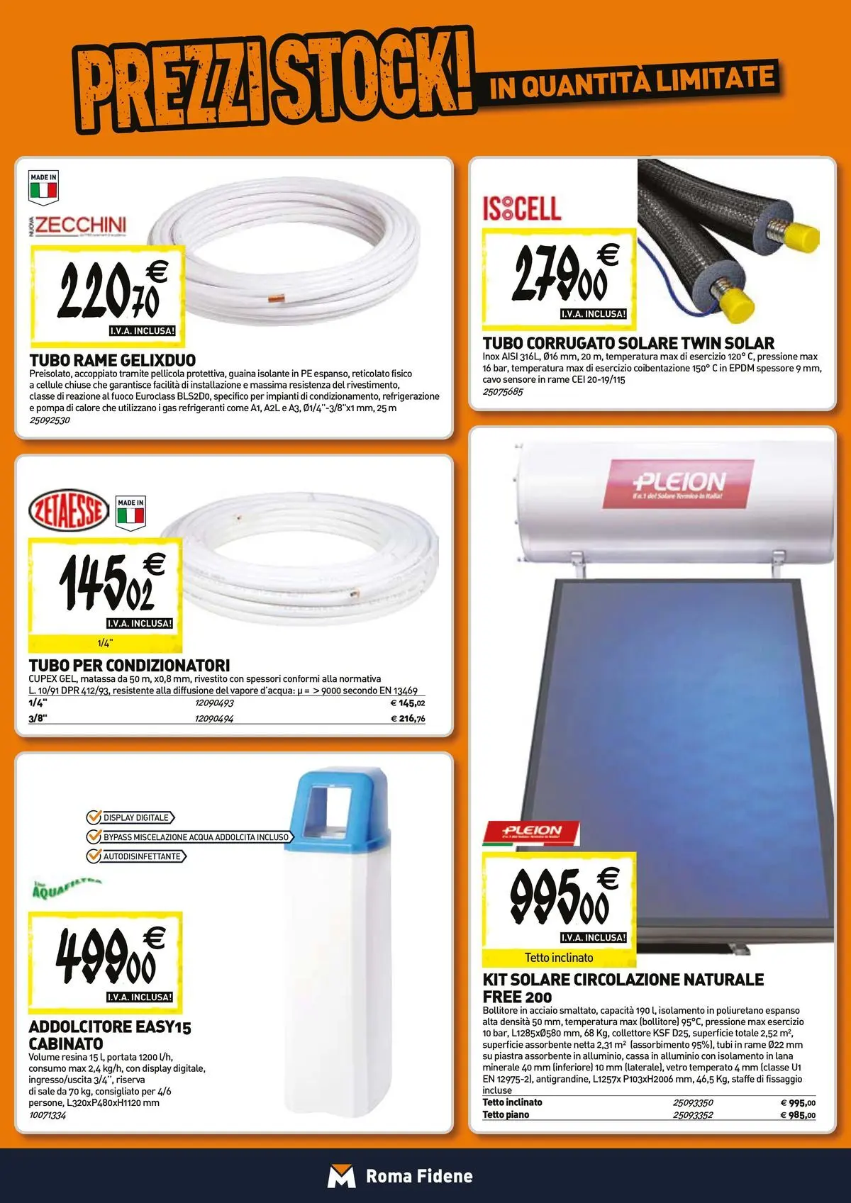 Nuovo TECNOMAT - Straordinari prezzi stock! dal 23/04/2026 > offerte anteprima 🛍️ | Pagina: 7 | Prodotti: Acqua, Sale, Cavo, Pellicola