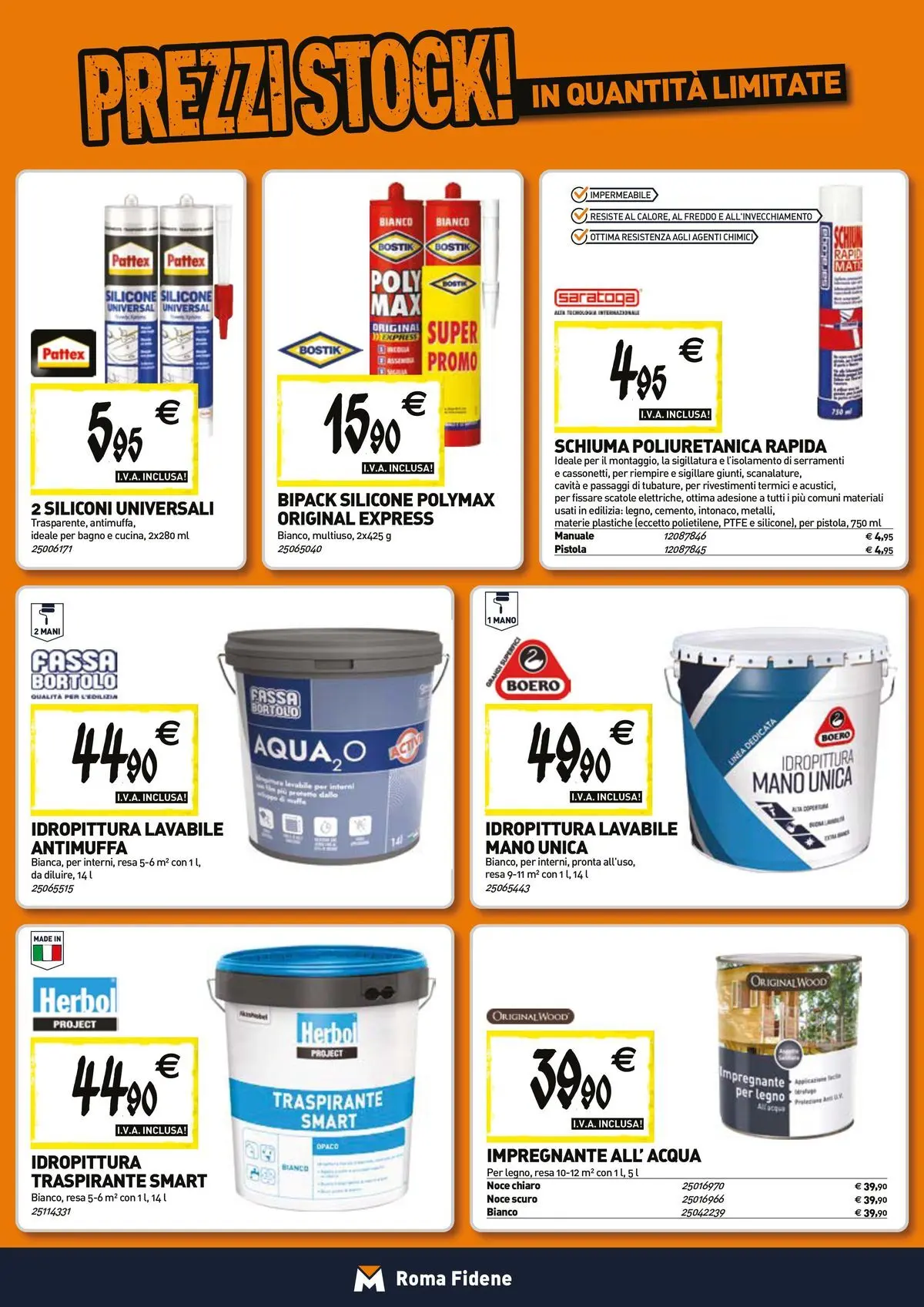 Nuovo TECNOMAT - Straordinari prezzi stock! dal 23/04/2026 > offerte anteprima 🛍️ | Pagina: 12 | Prodotti: Acqua, Impregnante, Silicone, Bagno